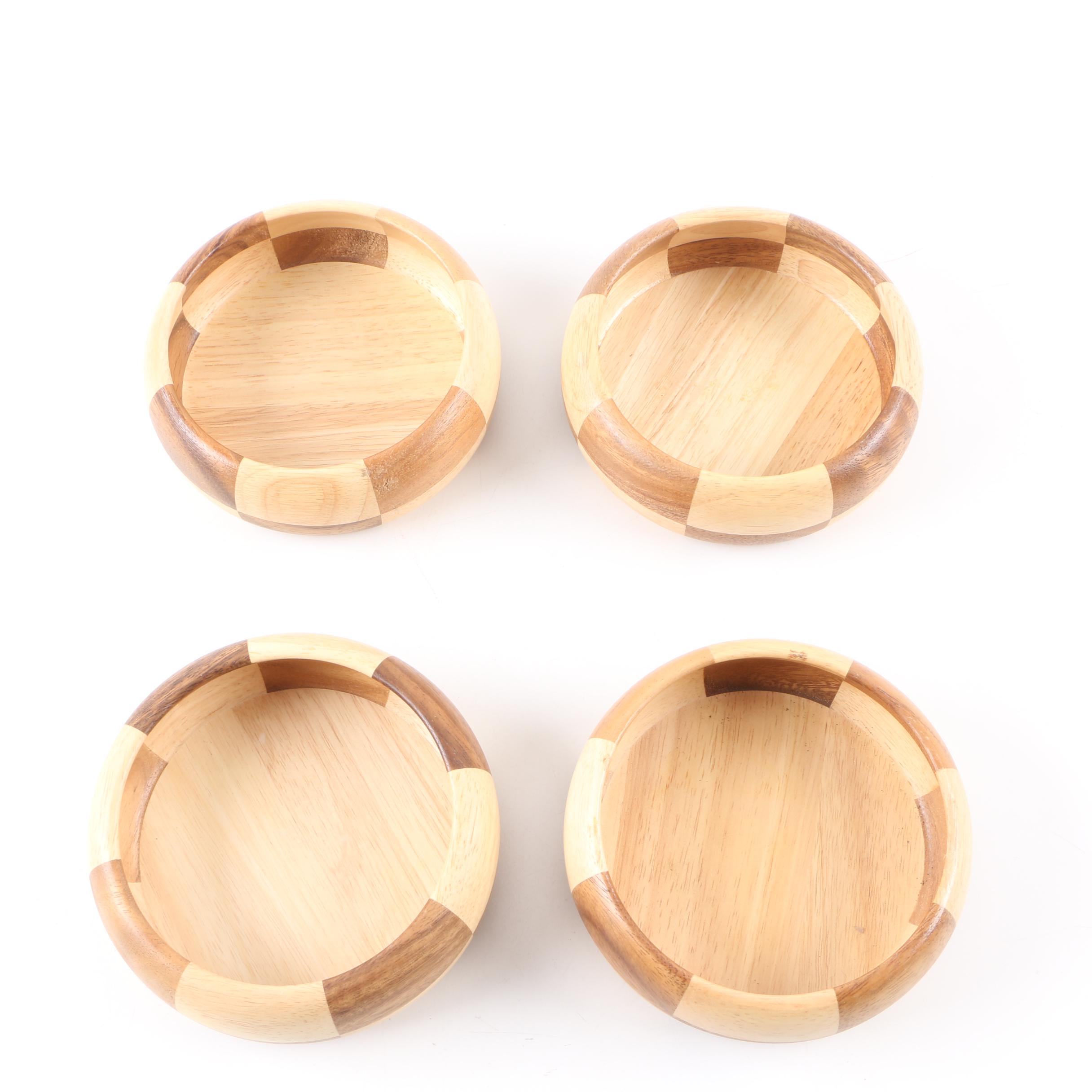 Thai Wooden Salad Serving Set