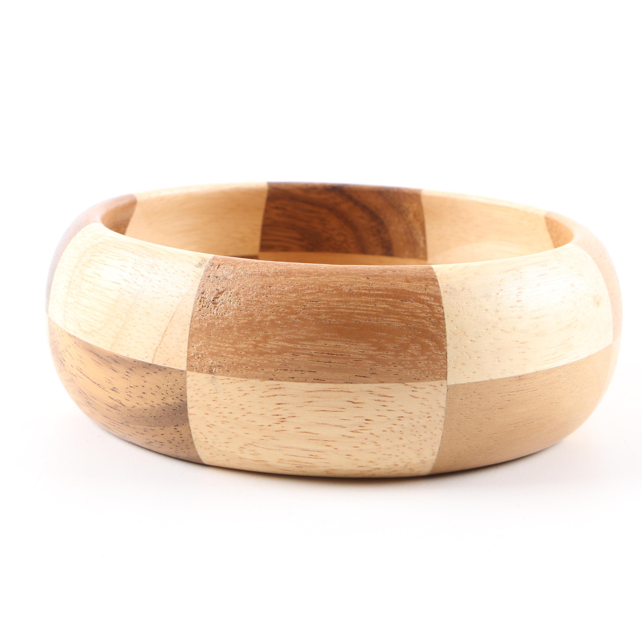 Thai Wooden Salad Serving Set