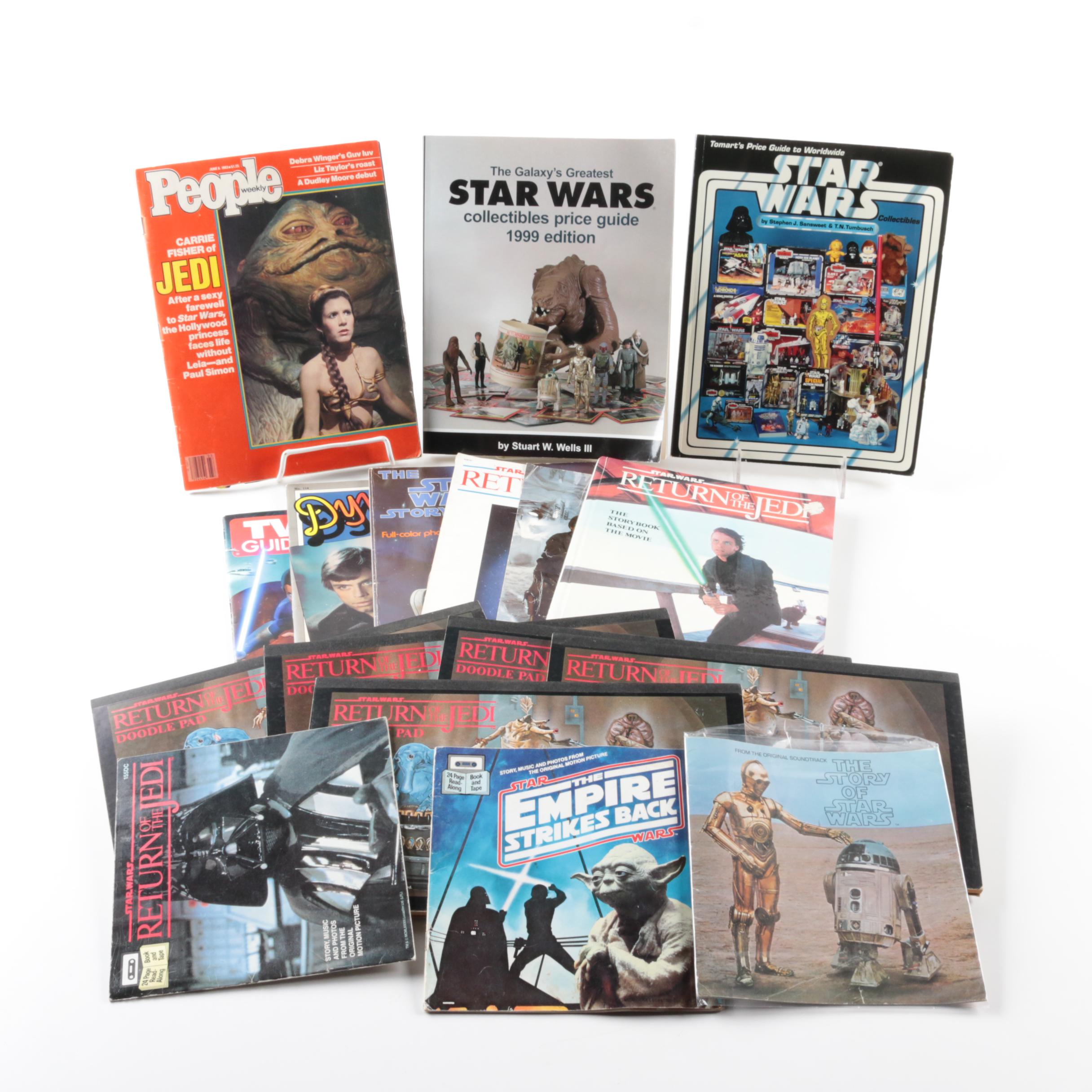 Vintage and Modern "Star Wars" Magazines, Records, Books and Other Collectibles