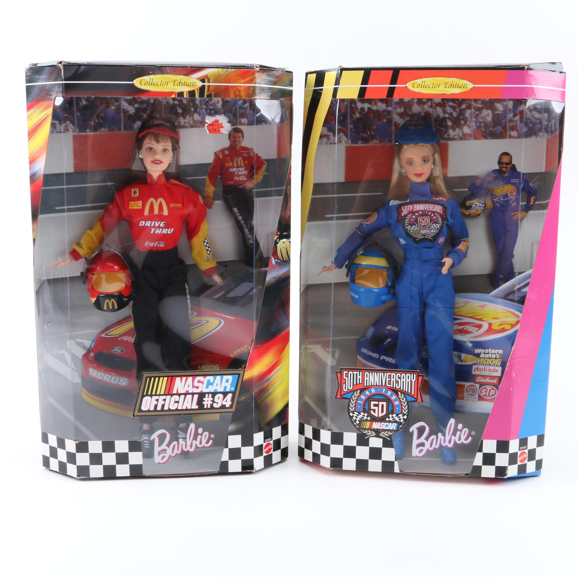 Mattel NBA, Nascar, and University Barbie Dolls