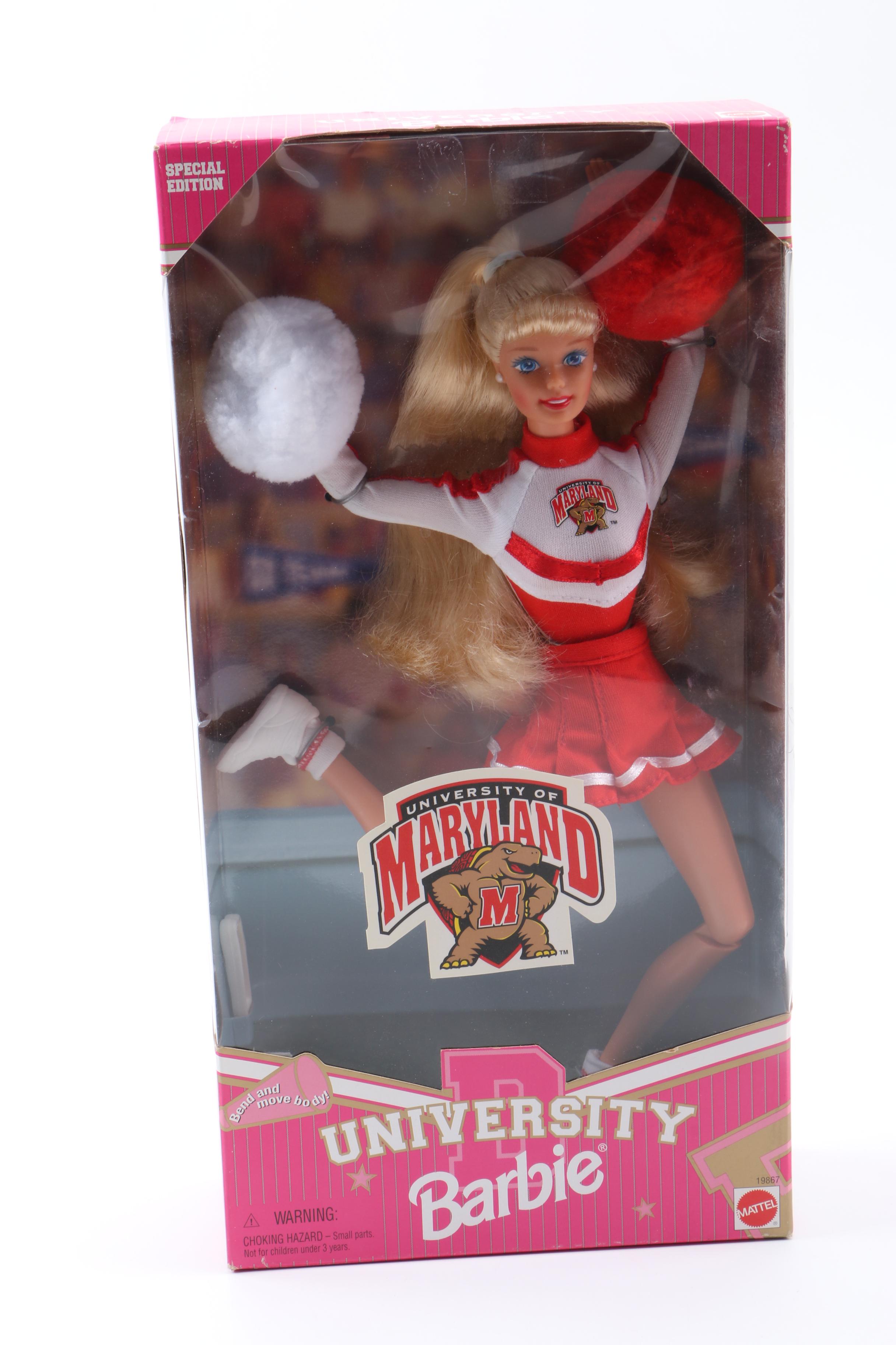 Mattel NBA, Nascar, and University Barbie Dolls