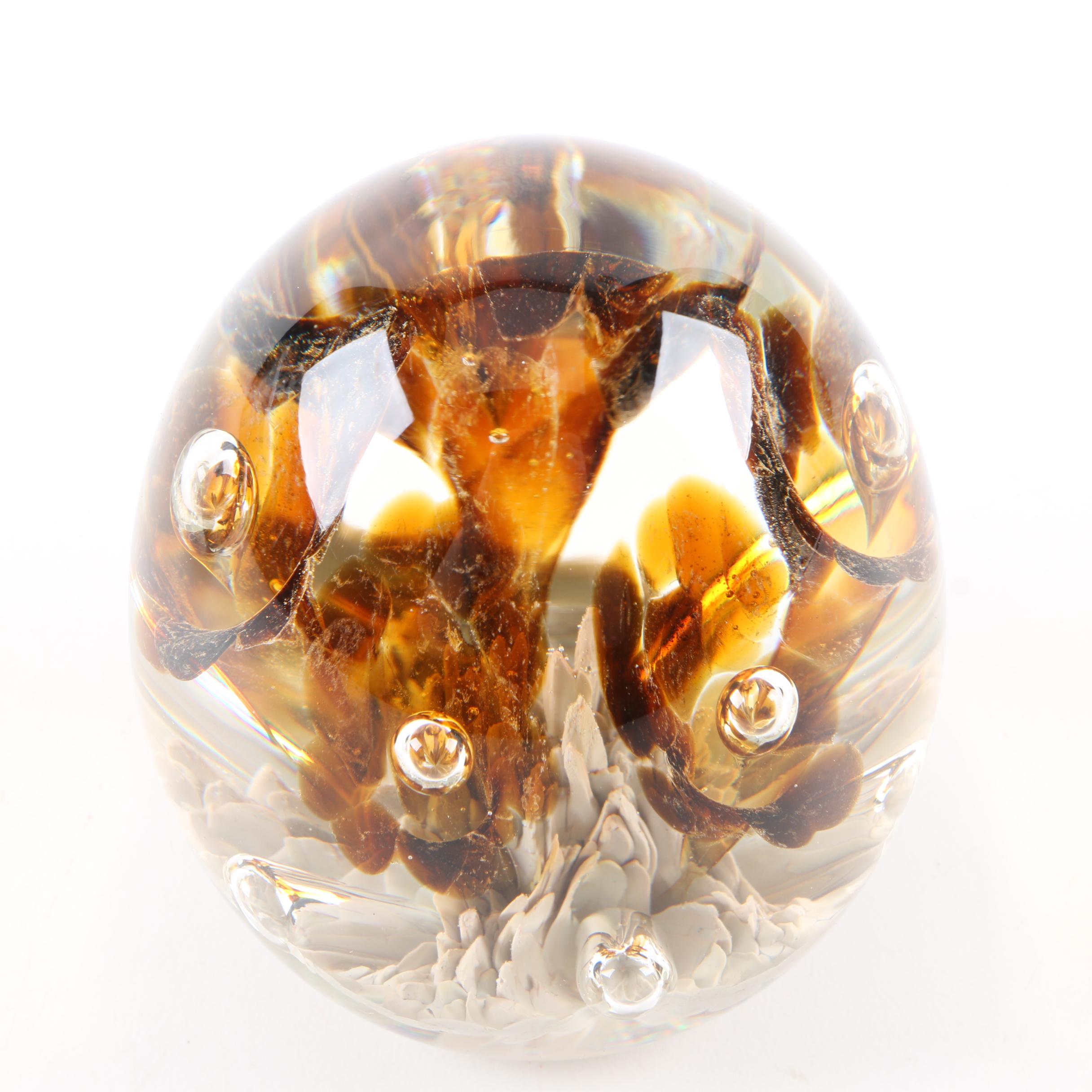 Art Glass Paperweights Featuring Joe Rice