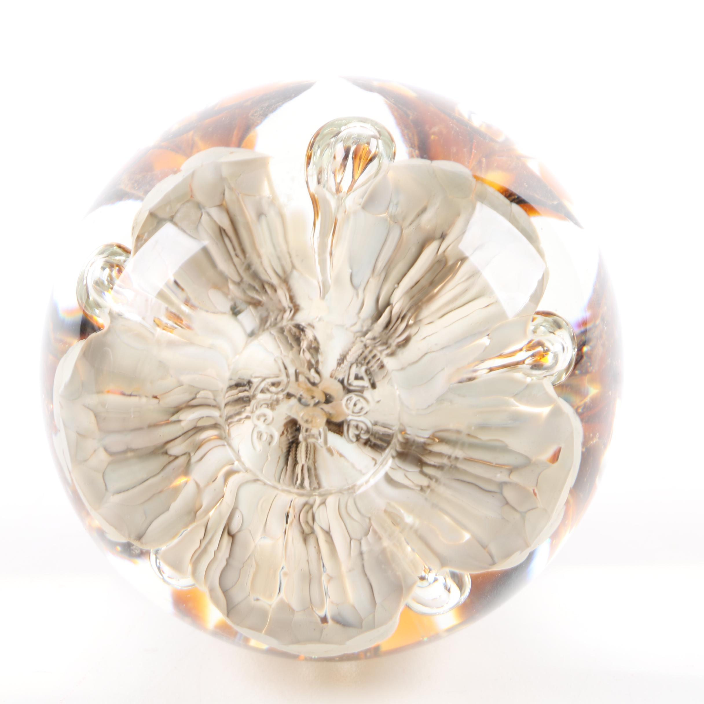 Art Glass Paperweights Featuring Joe Rice