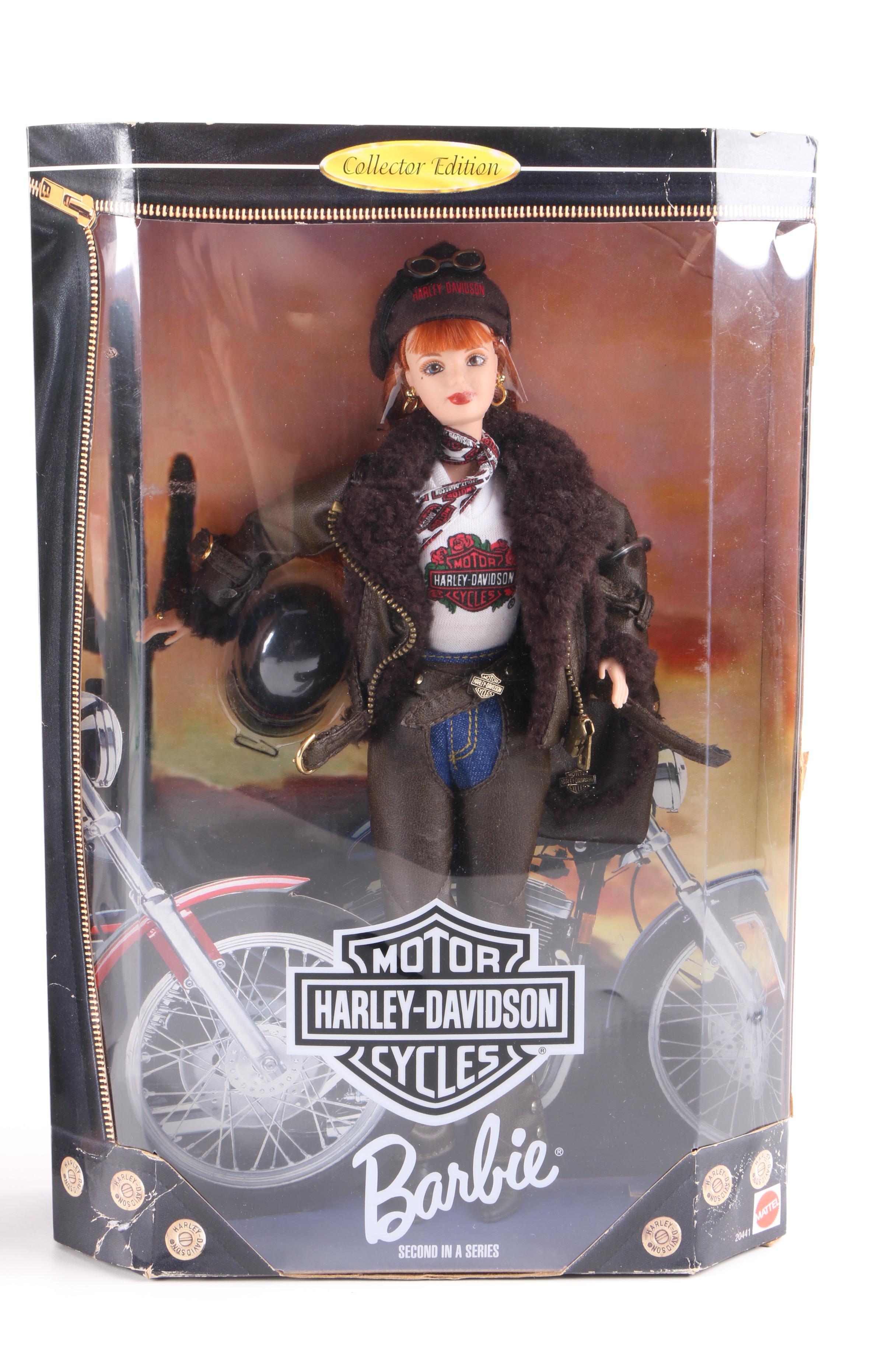 1998 Mattel "Harley-Davidson Barbie" Dolls