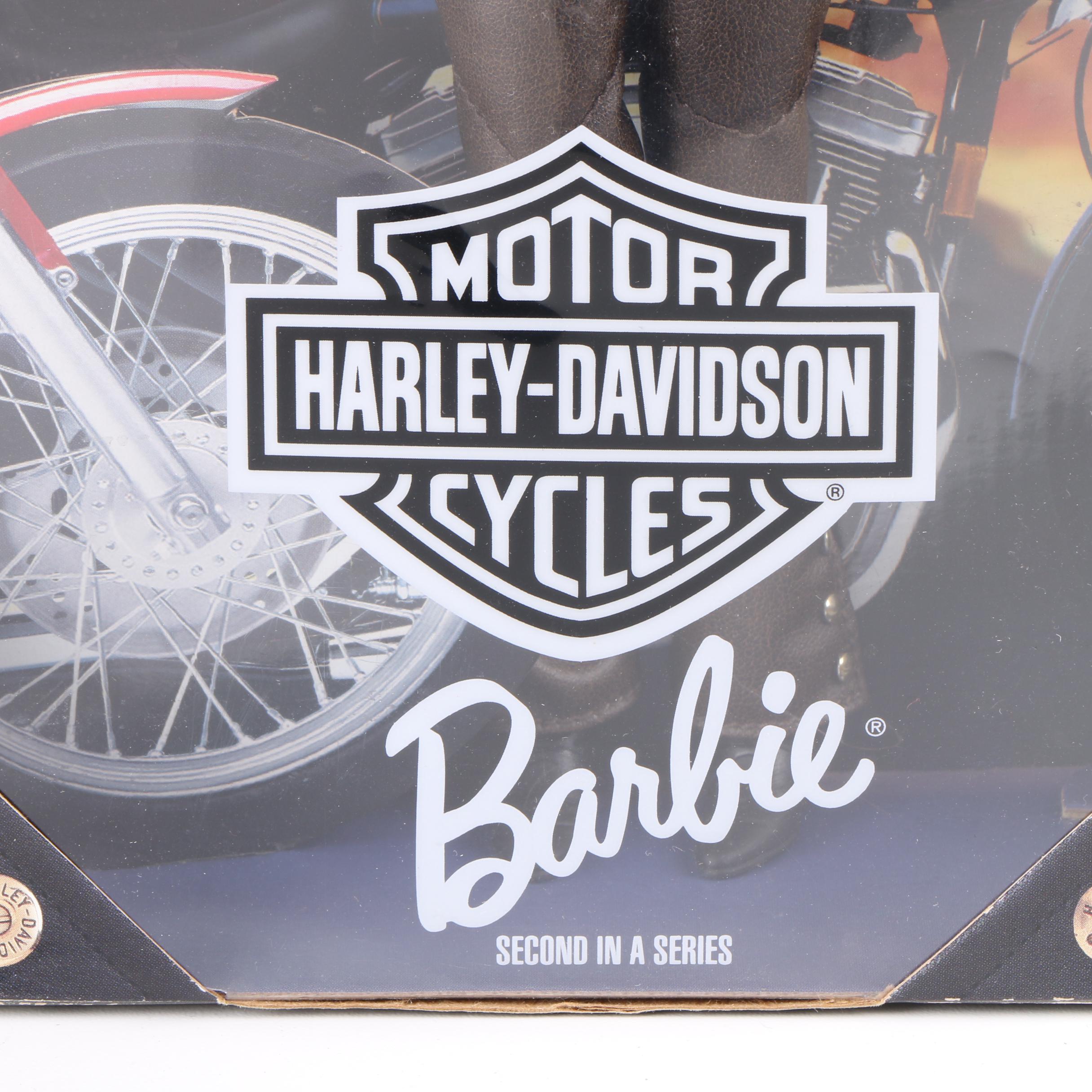 1998 Mattel "Harley-Davidson Barbie" Dolls