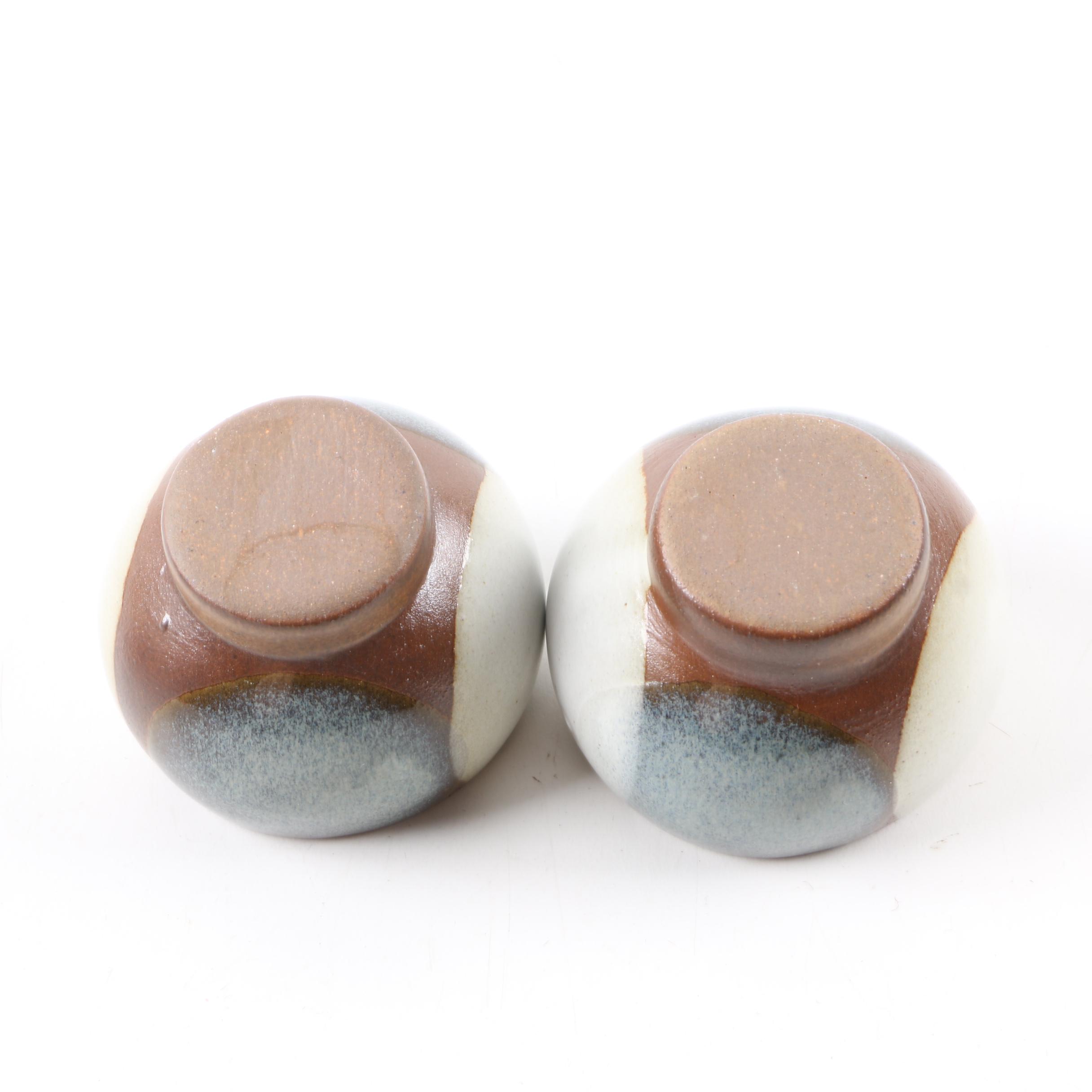 Stoneware Decanter and Cups After Robert Maxwell