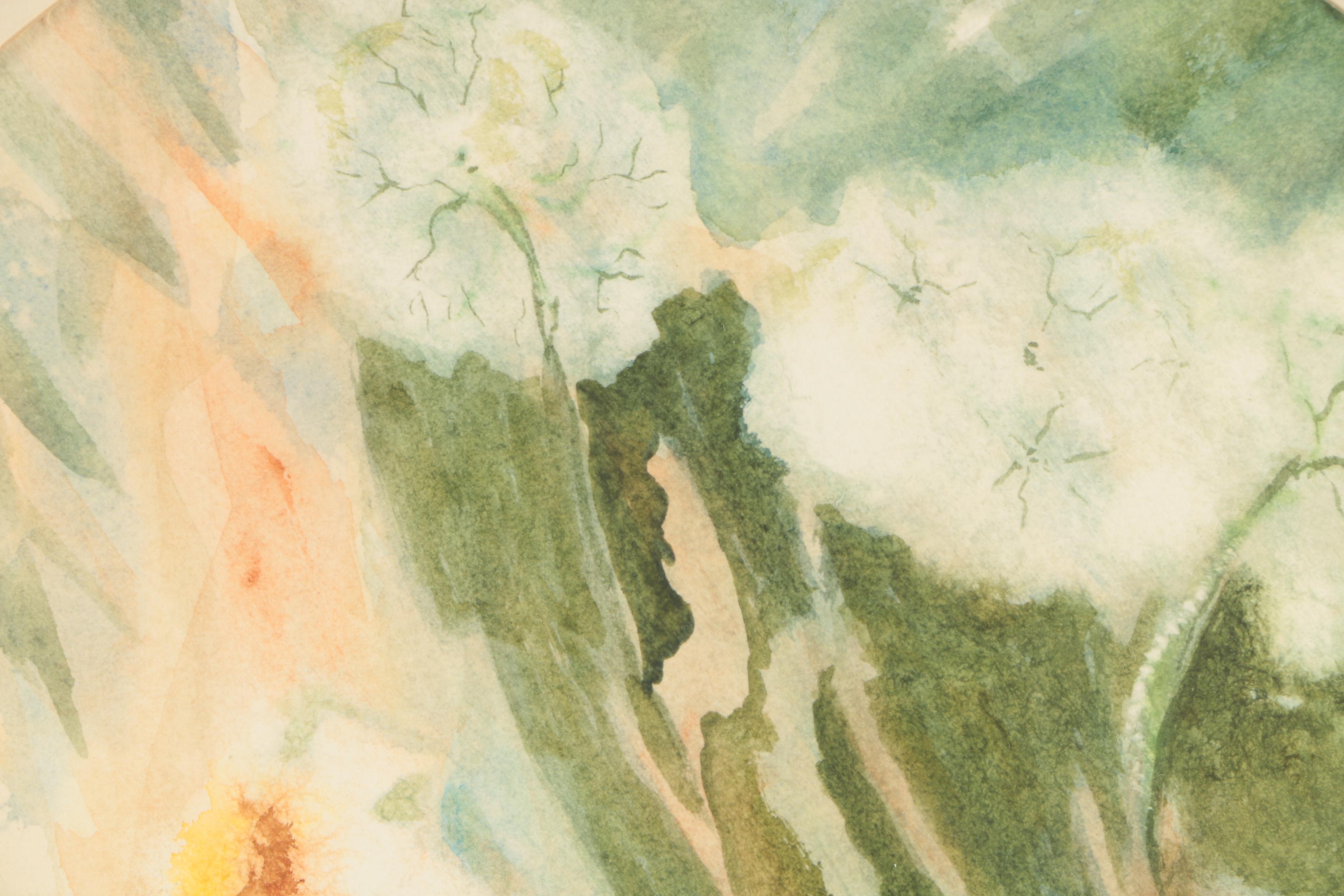 Evelyn Wright Watercolor Painting