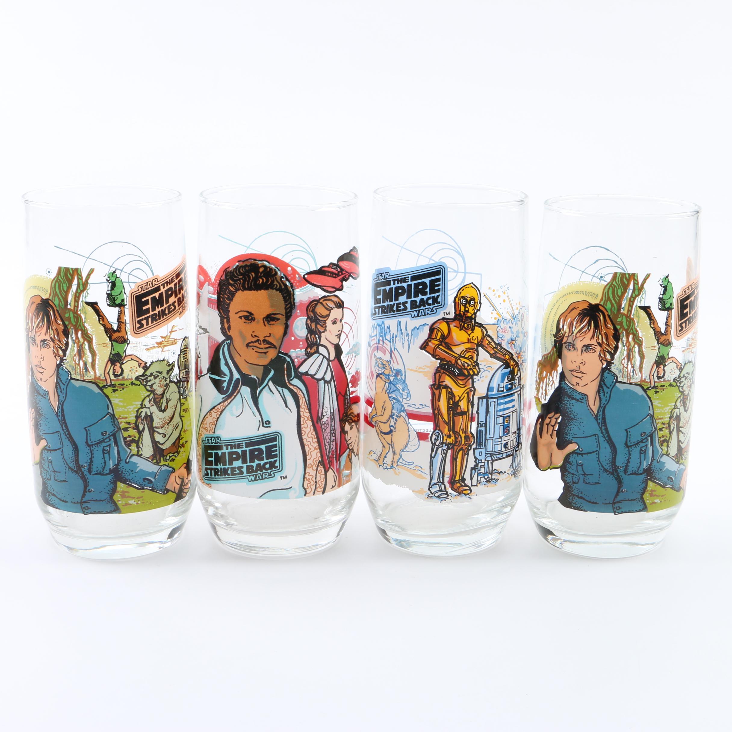 Vintage Star Wars "Empire Strikes Back" Drinking Glasses