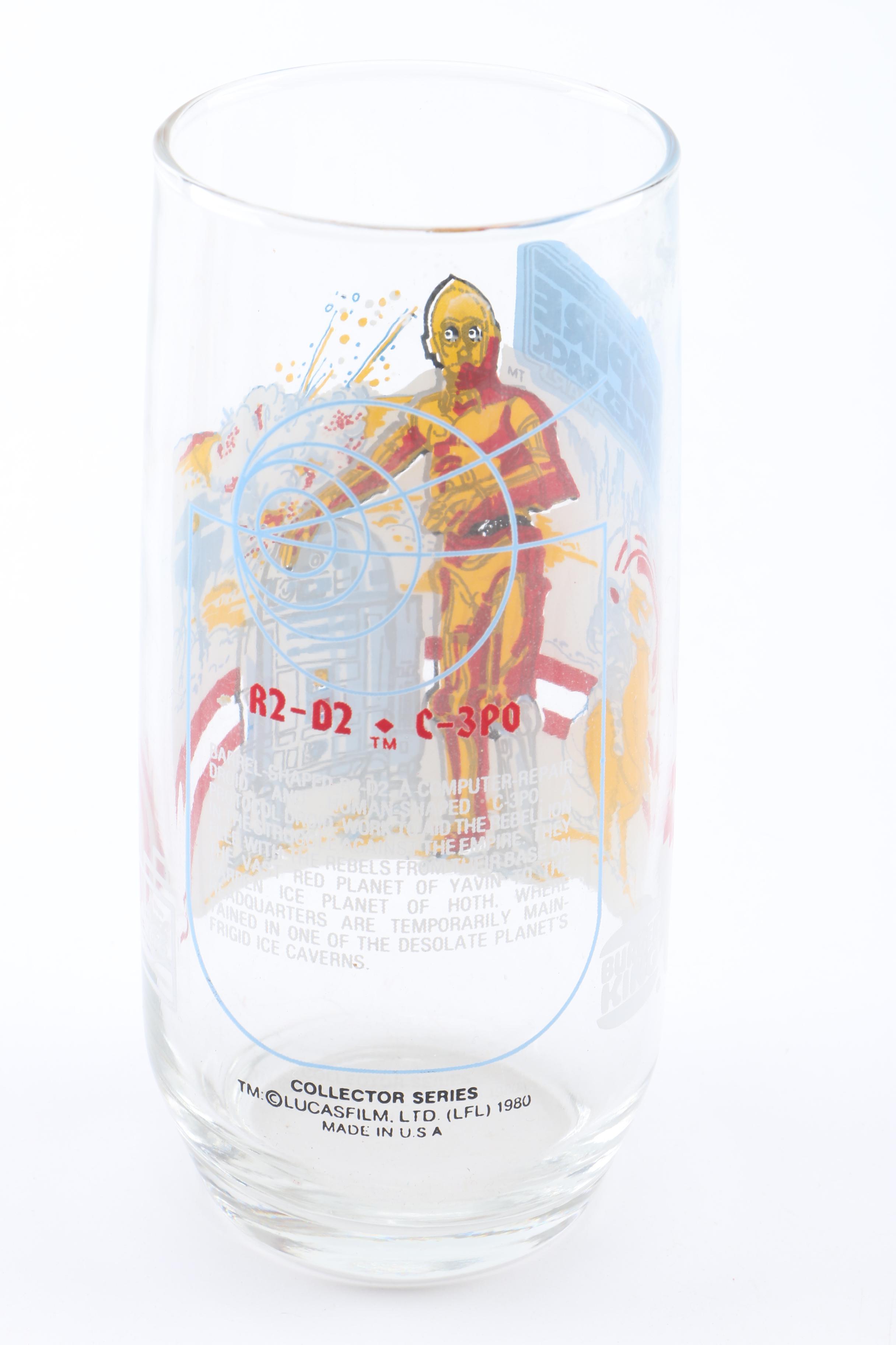 Vintage Star Wars "Empire Strikes Back" Drinking Glasses