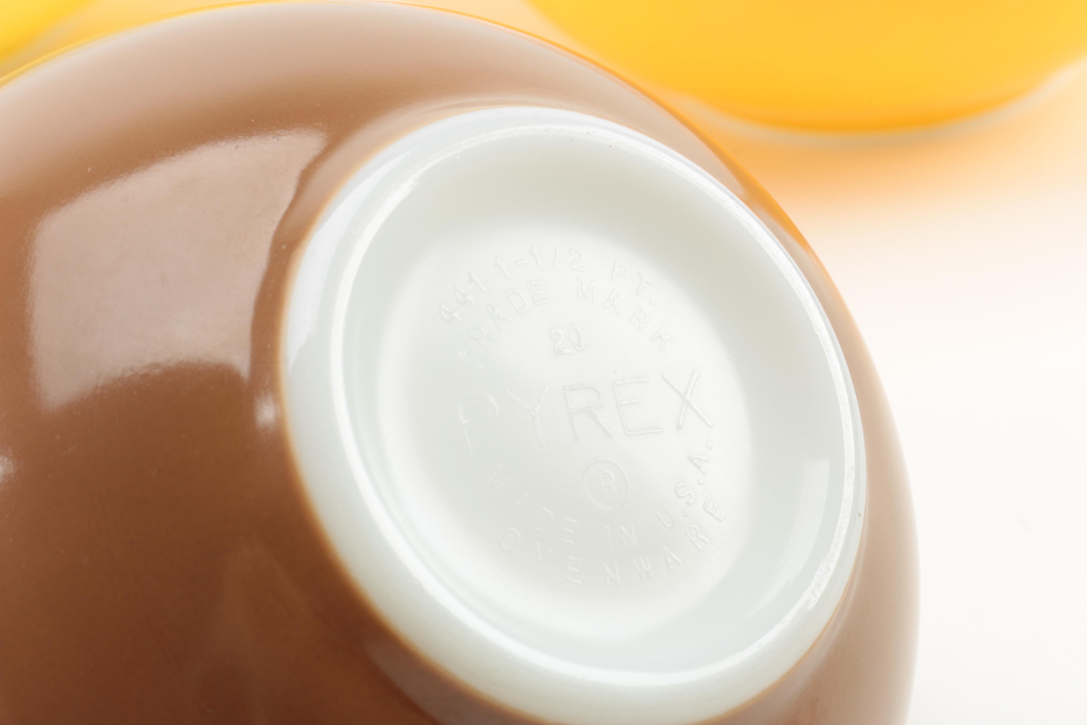 Pyrex "Primary Colors" Cinderella Mixing Bowls and Pyrex Bakeware