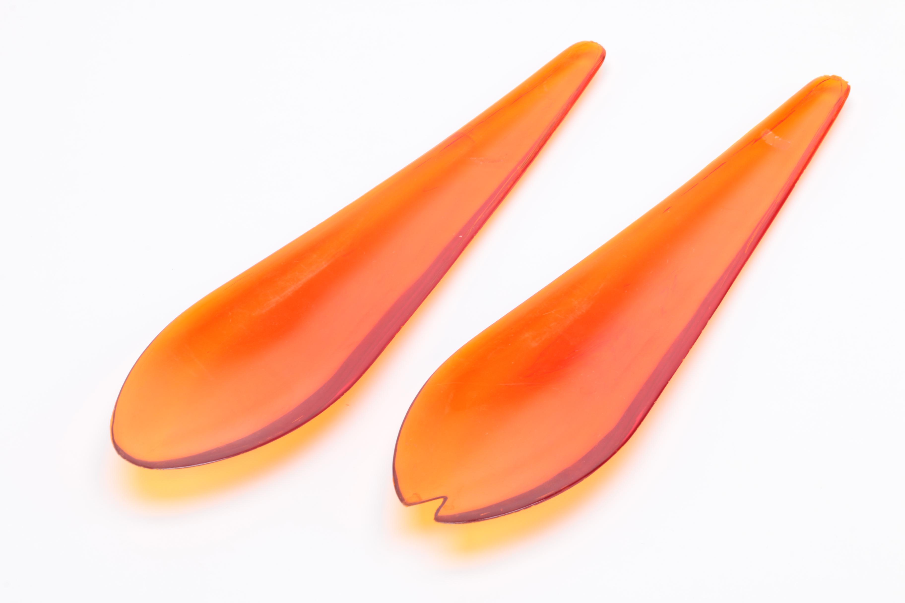 Vintage Indiana Glass Amberina Bowl and Tongs