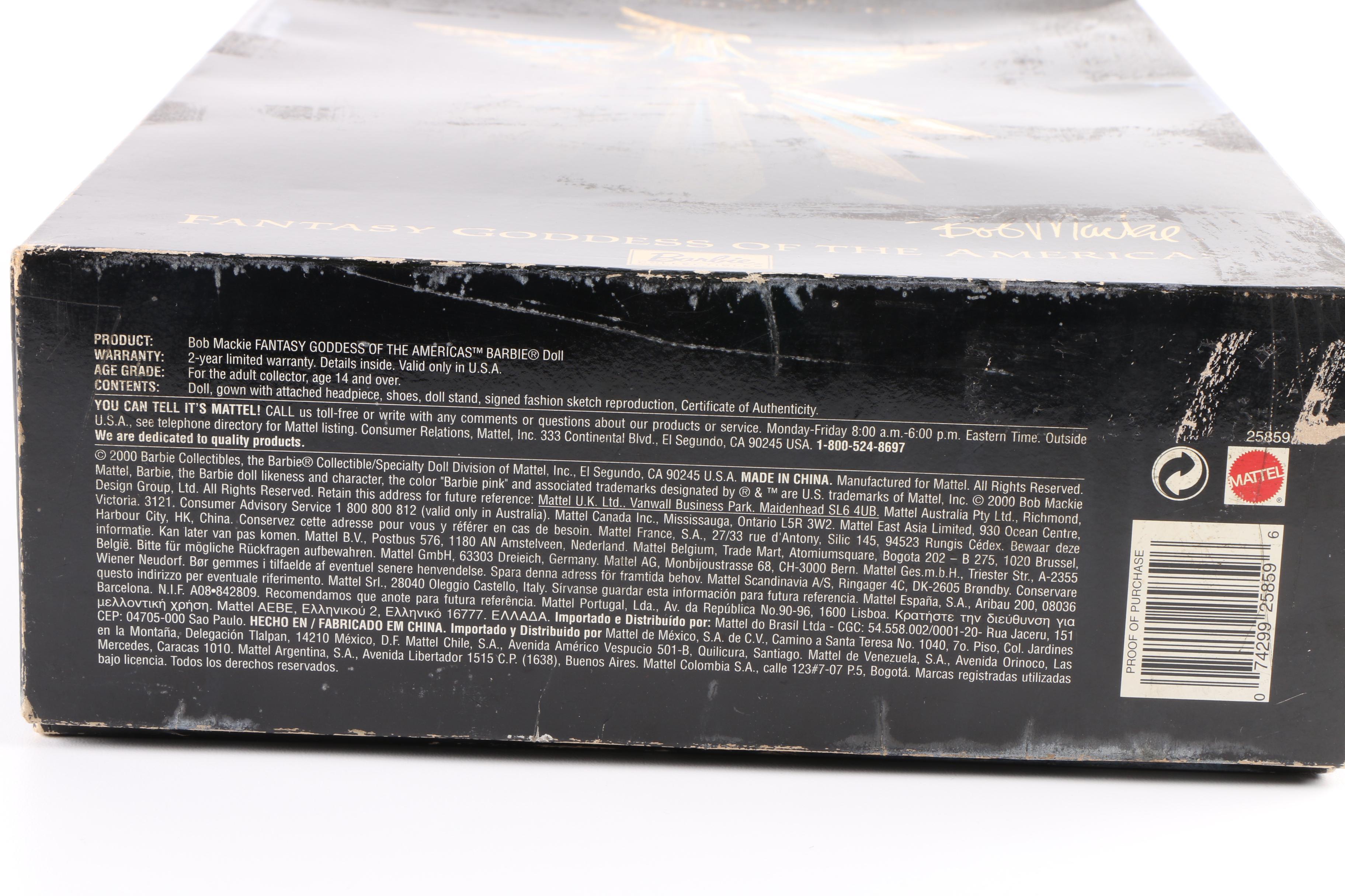 Mattel "Fantasy Goddess of the Americas" Barbie by Bob Mackie