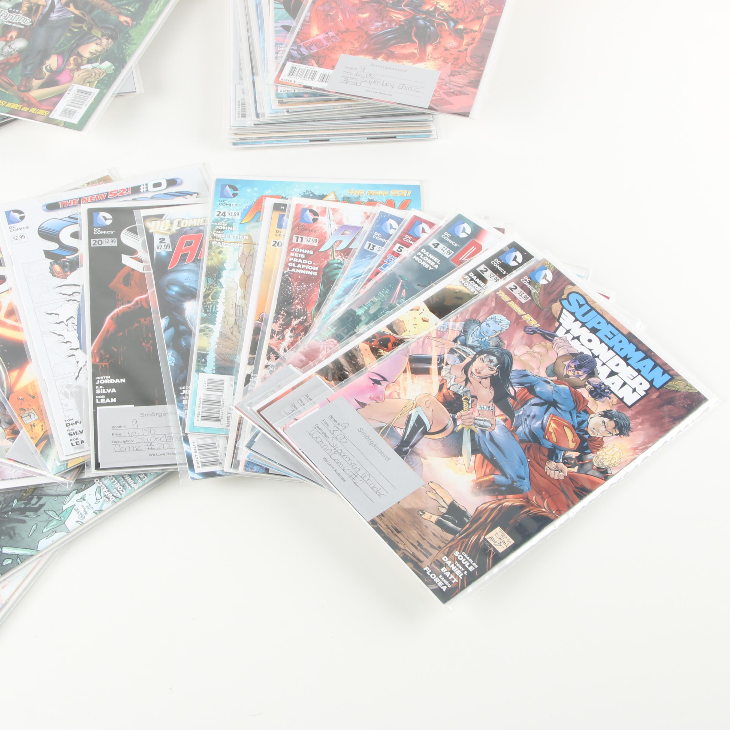 Modern Age DC Comic Books Including "Superman" and "Deathstroke"