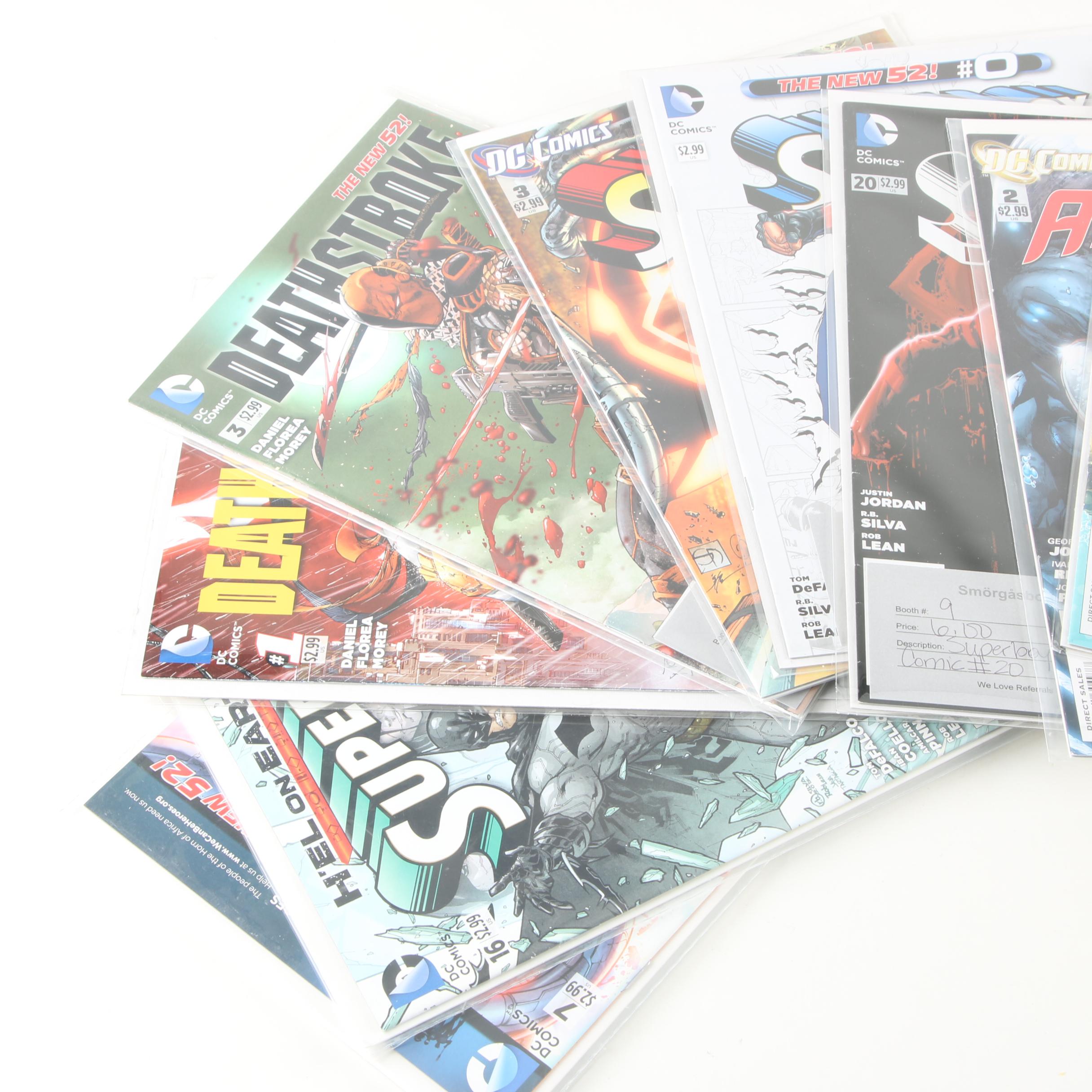 Modern Age DC Comic Books Including "Superman" and "Deathstroke"