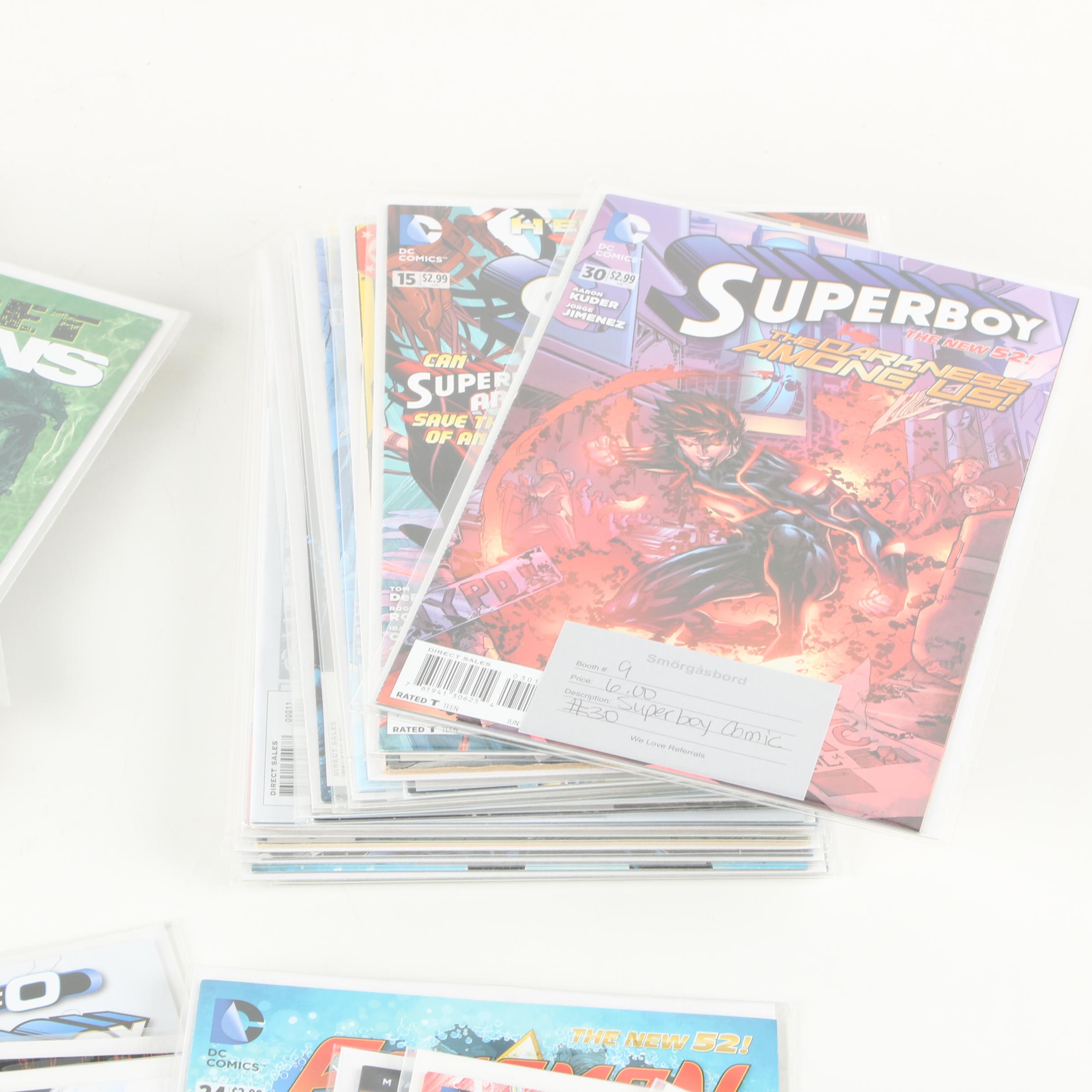 Modern Age DC Comic Books Including "Superman" and "Deathstroke"
