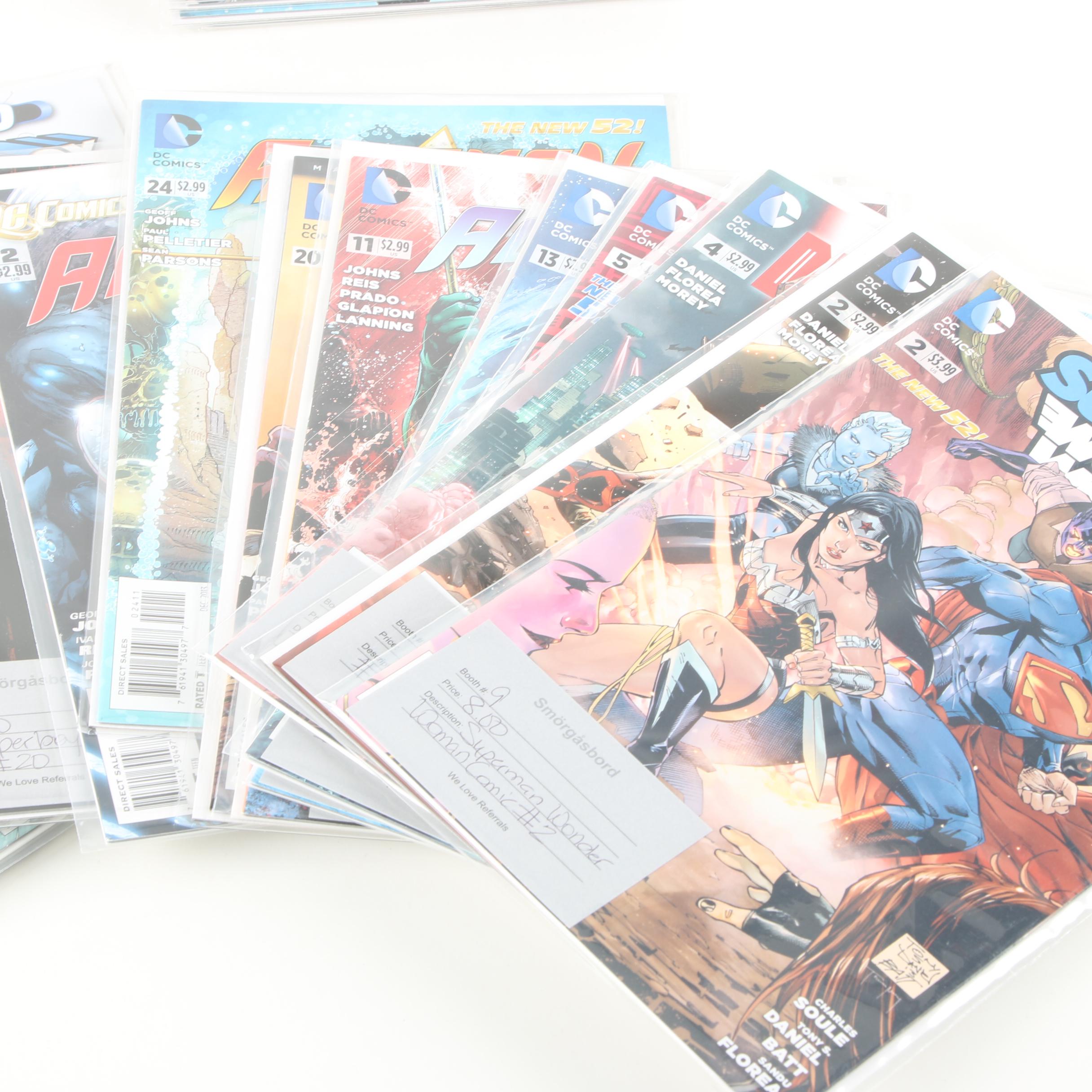 Modern Age DC Comic Books Including "Superman" and "Deathstroke"