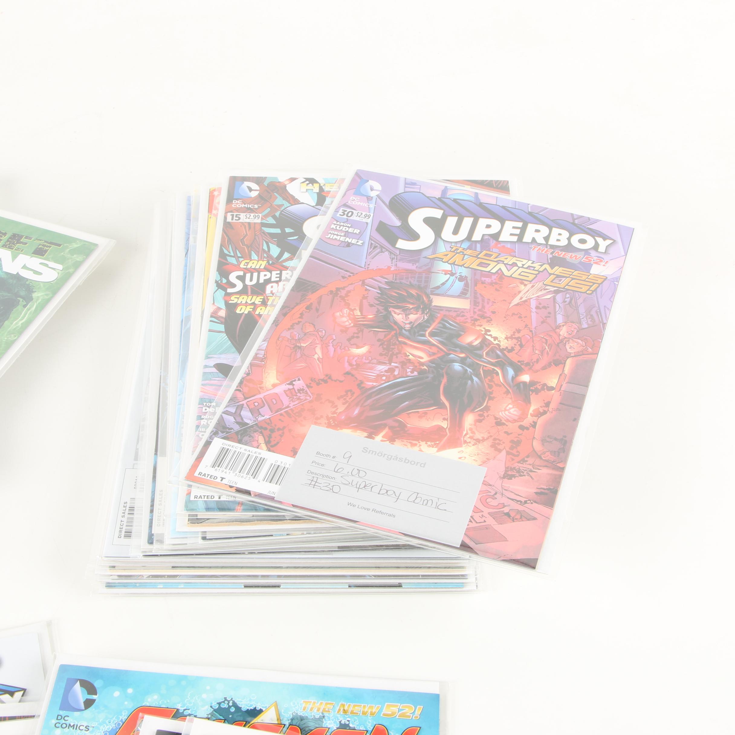 Modern Age DC Comic Books Including "Superman" and "Deathstroke"