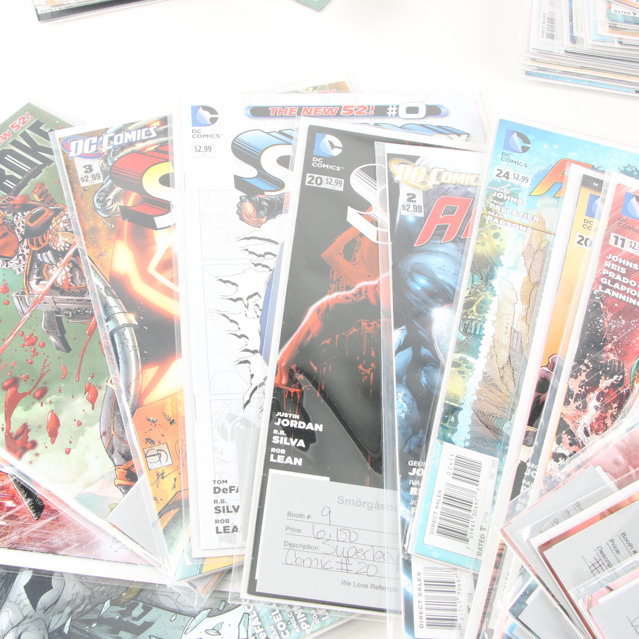 Modern Age DC Comic Books Including "Superman" and "Deathstroke"