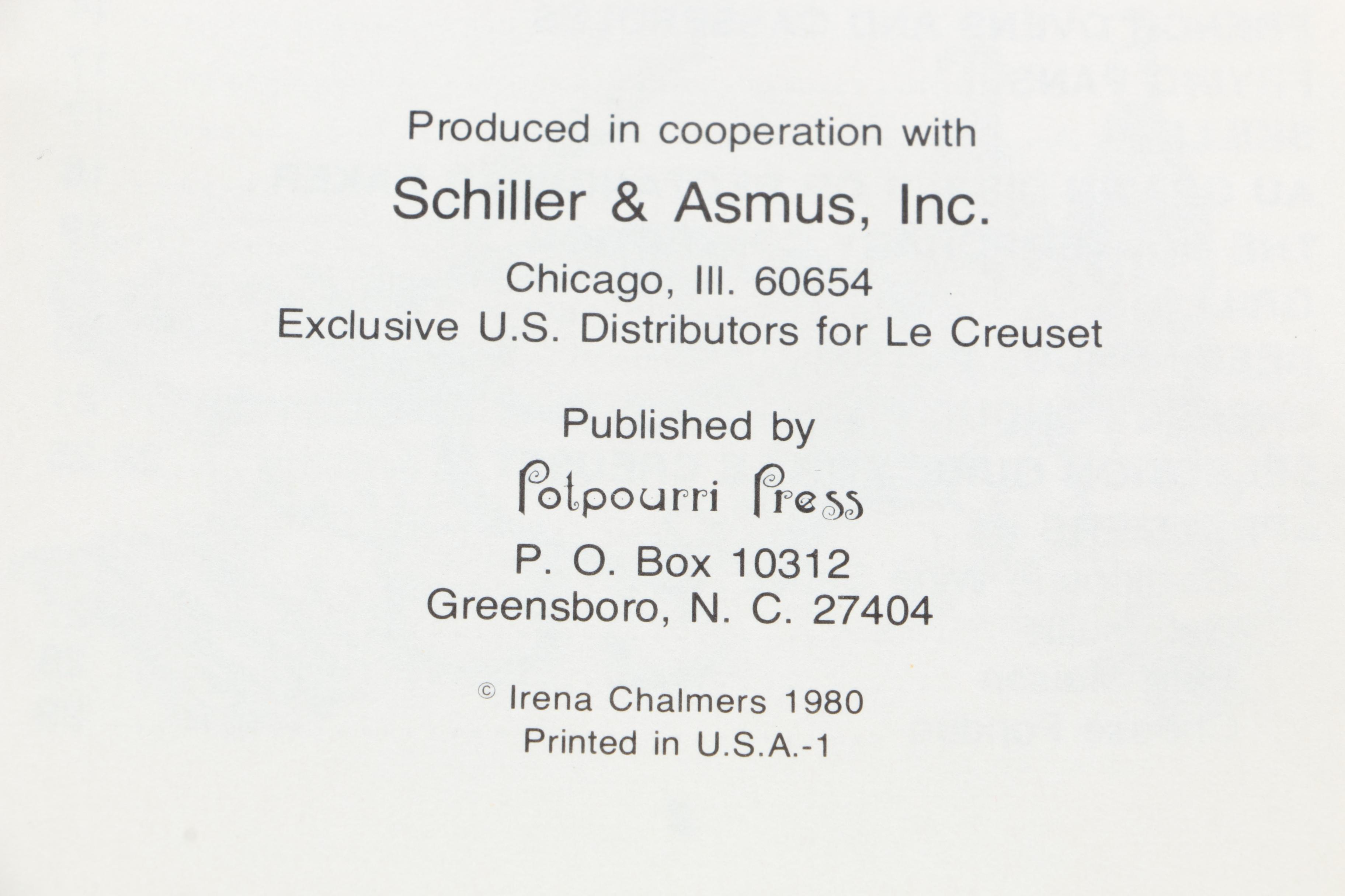 Le Creuset Cookware and Le Creuset Cookbook