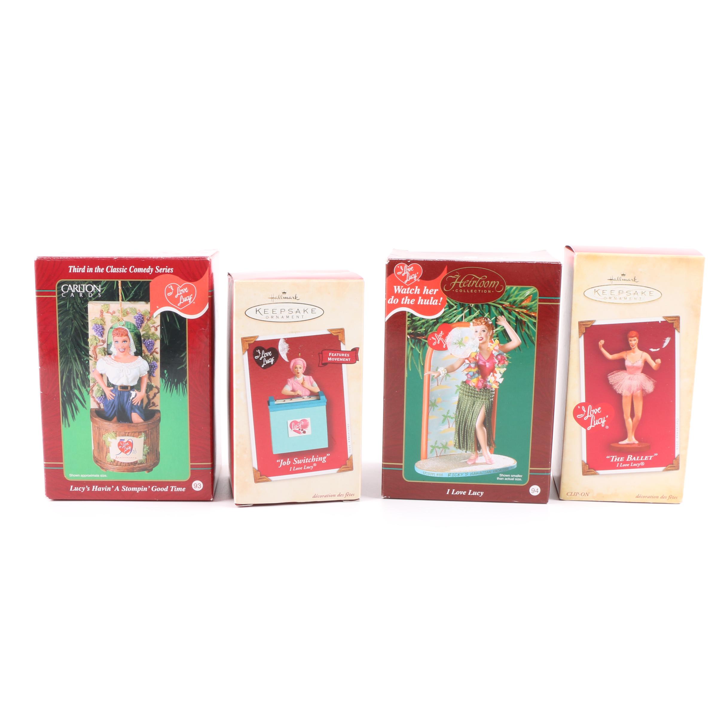 "I Love Lucy" Themed Ornaments
