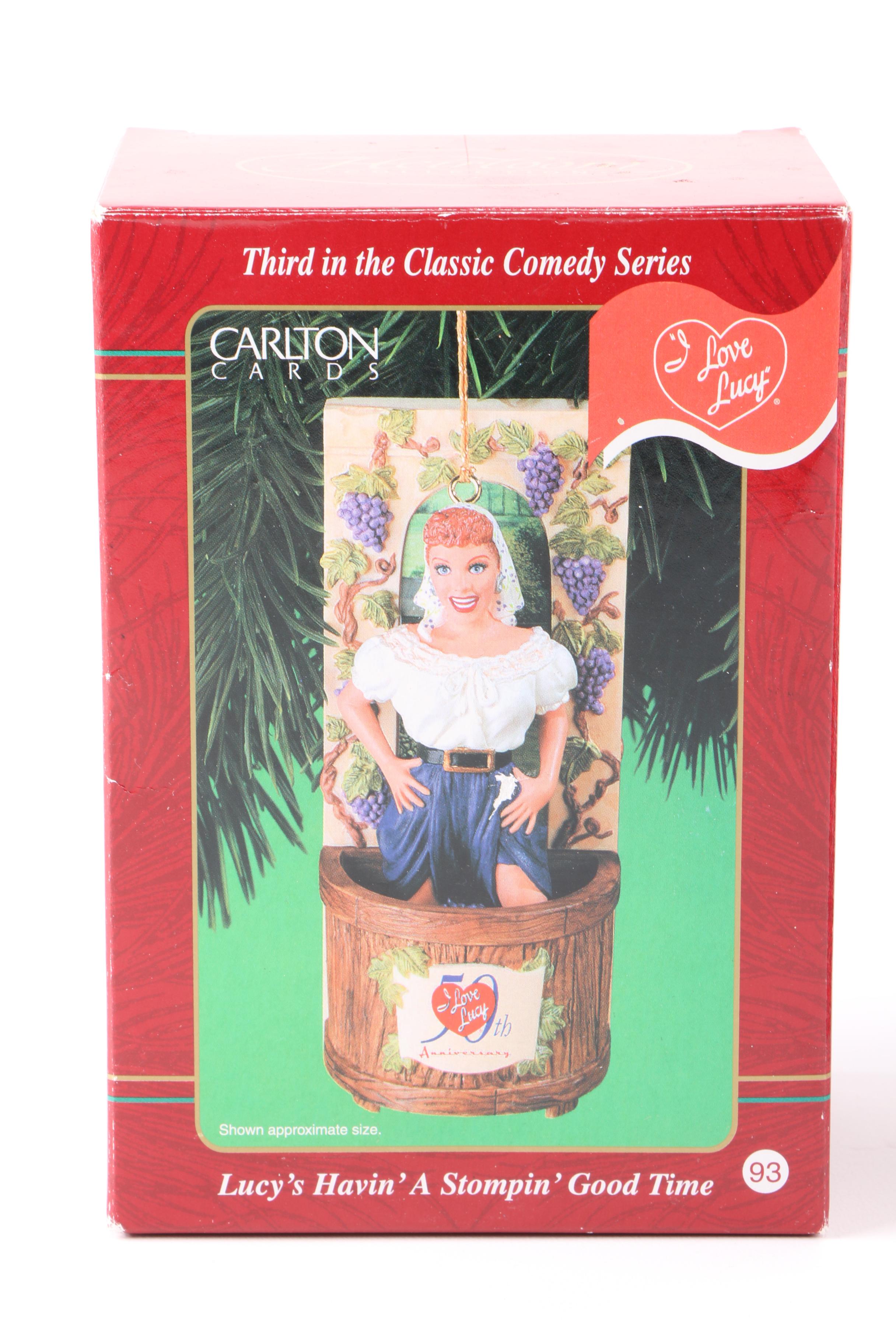 "I Love Lucy" Themed Ornaments