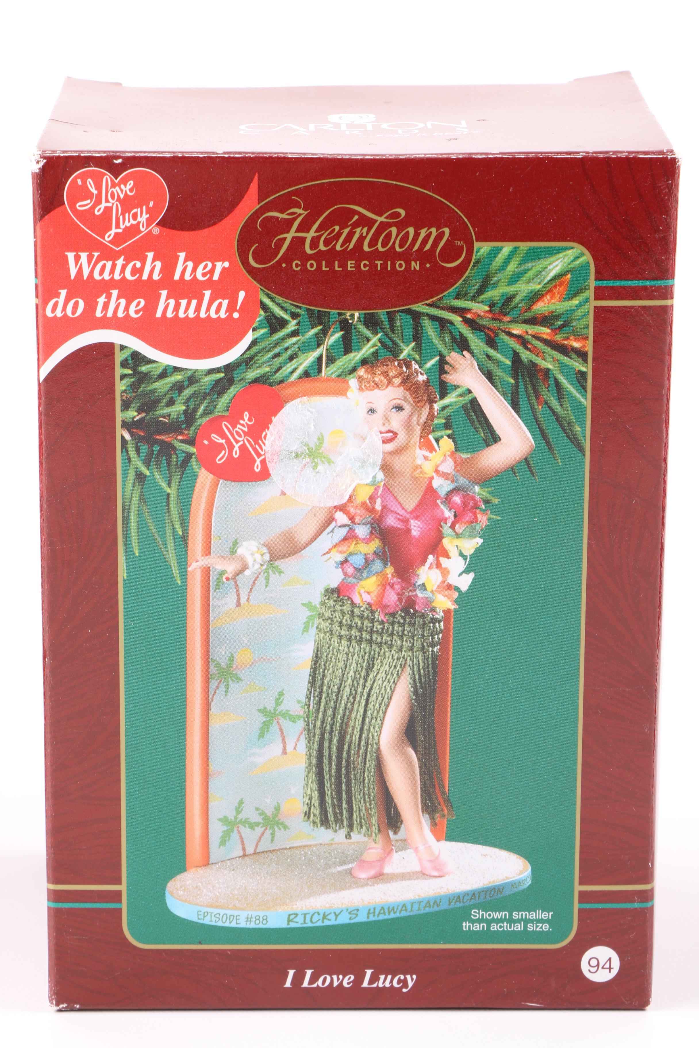 "I Love Lucy" Themed Ornaments