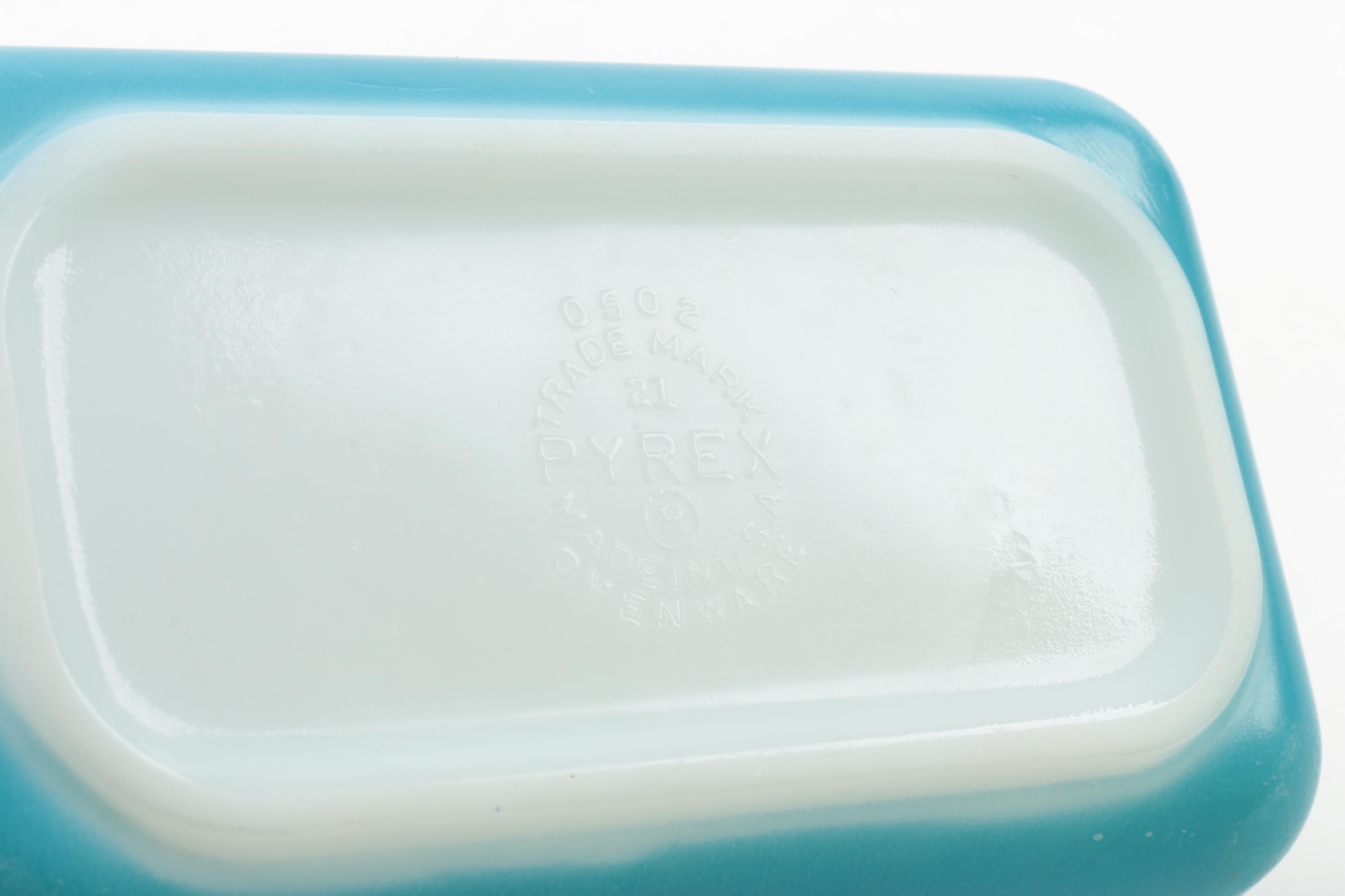 Vintage Pyrex "Primary Colors" Baking Dishes, Bowls and Refrigerator Dish 1940s