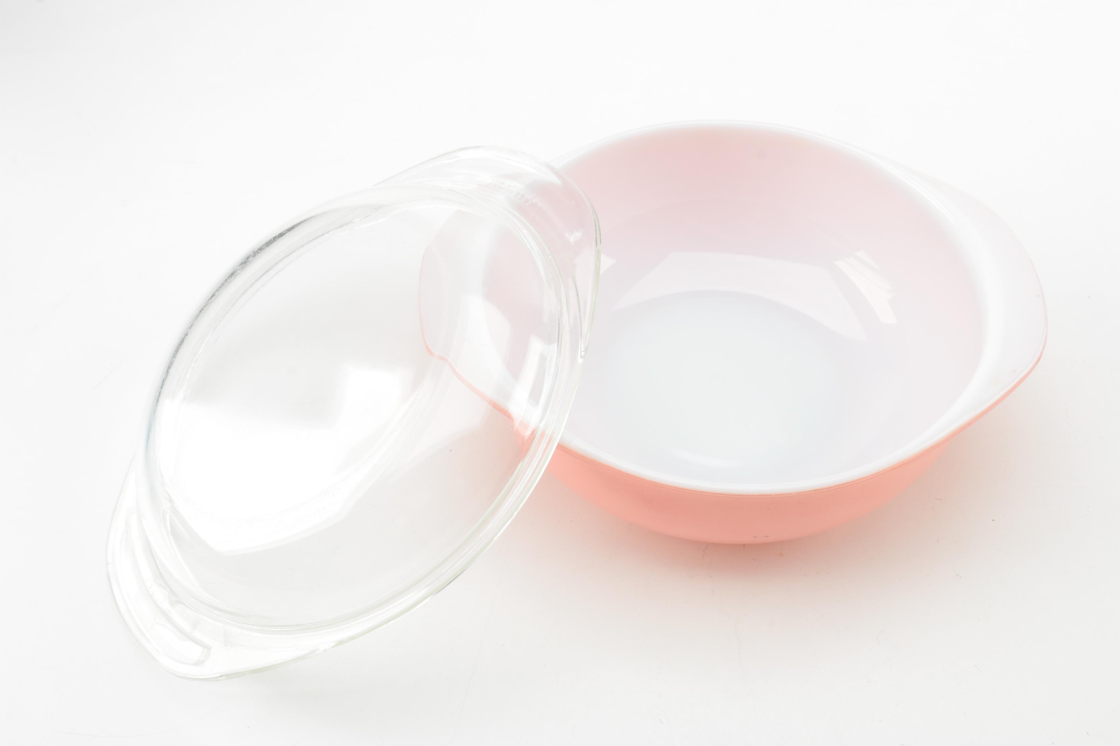 Vintage Pyrex "Primary Colors" Baking Dishes, Bowls and Refrigerator Dish 1940s