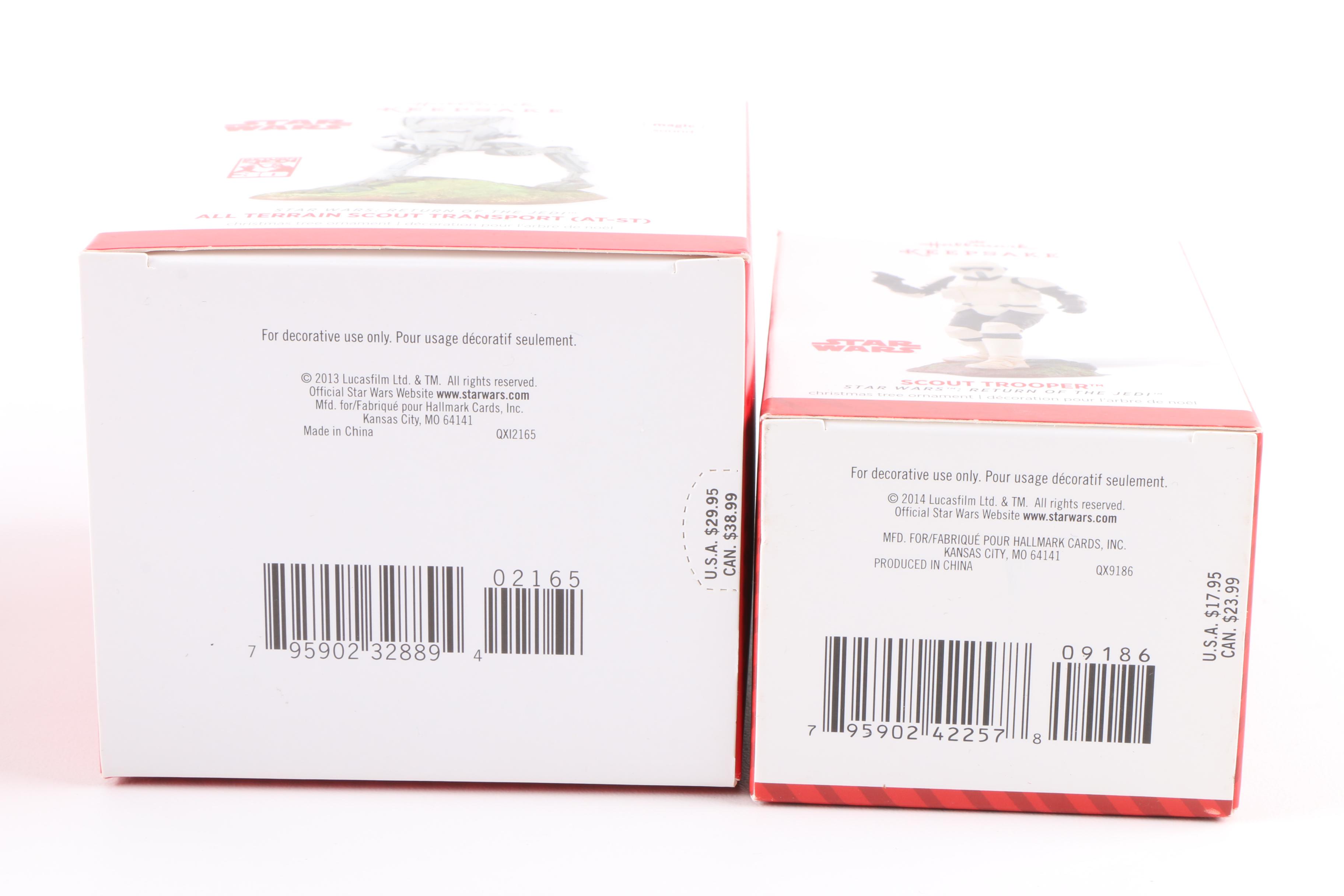 "Star Wars Return of the Jedi" Themed Ornaments