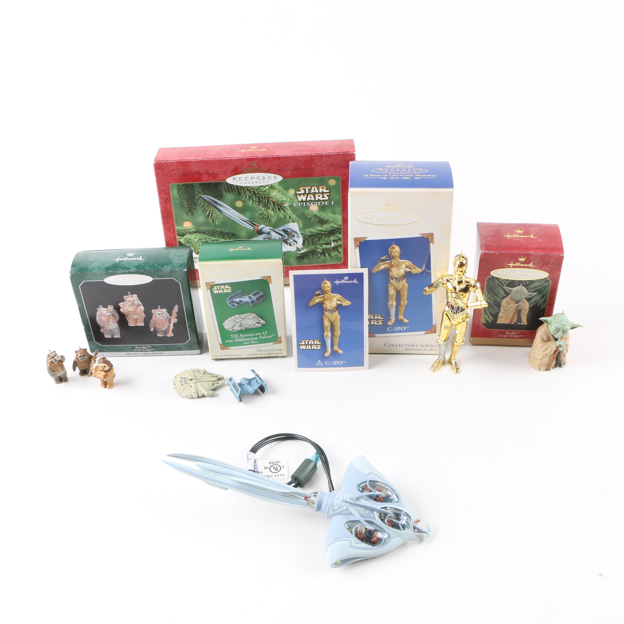 Hallmark Keepsake Collection Star Wars Themed Ornaments