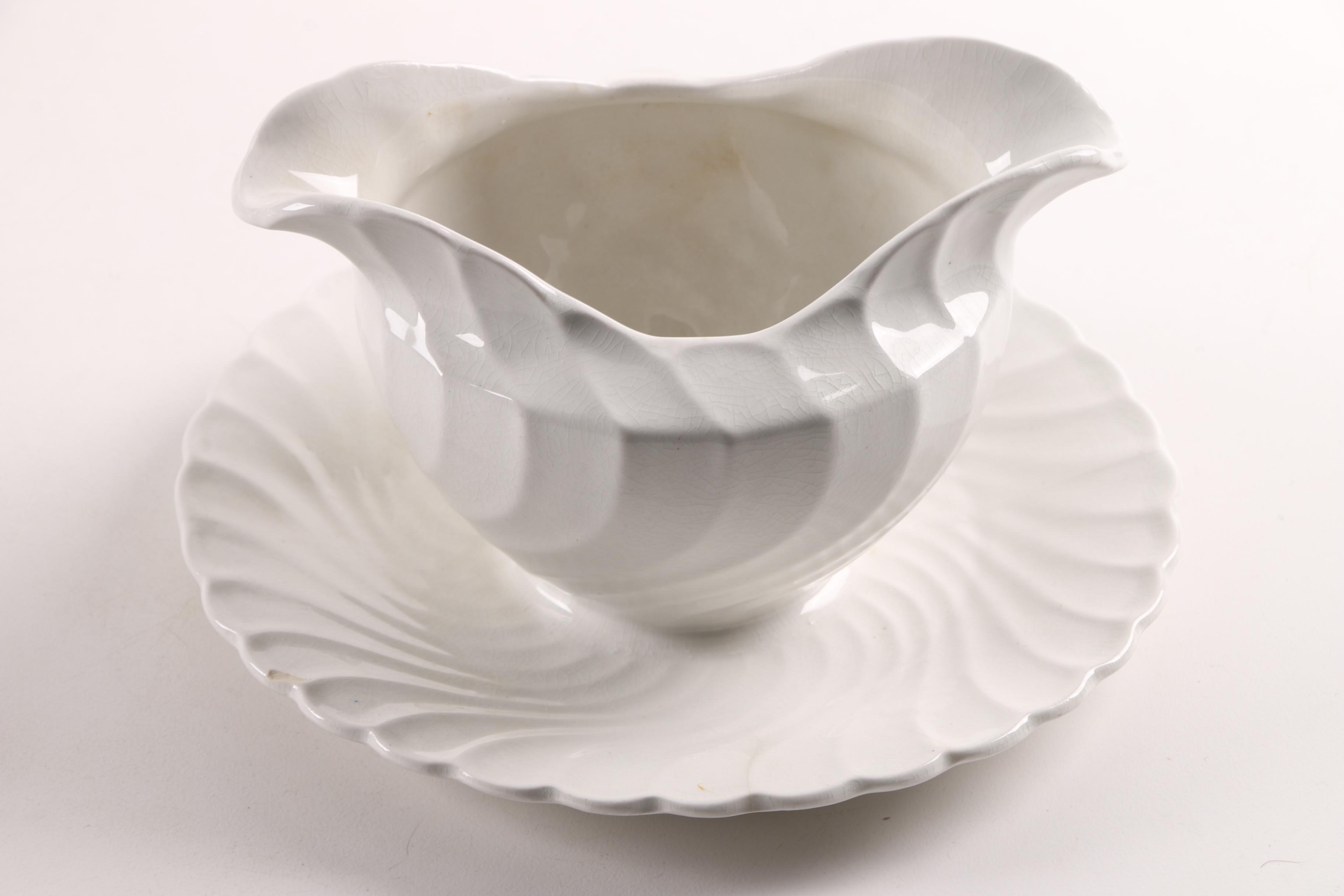 Vintage Porcelain and Ironstone Gravy Boats