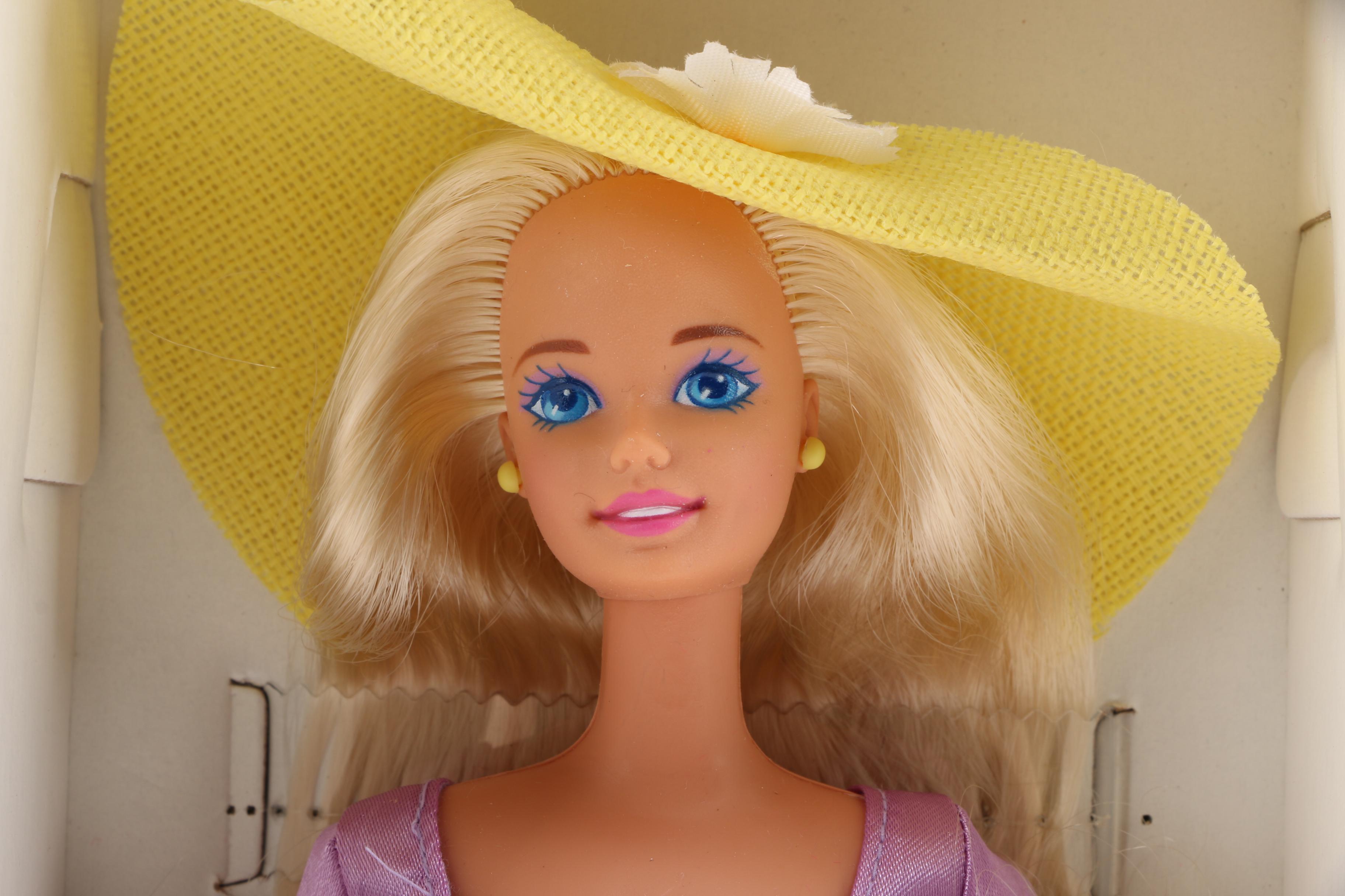 Spring Themed Barbie Dolls Including Spring Petals