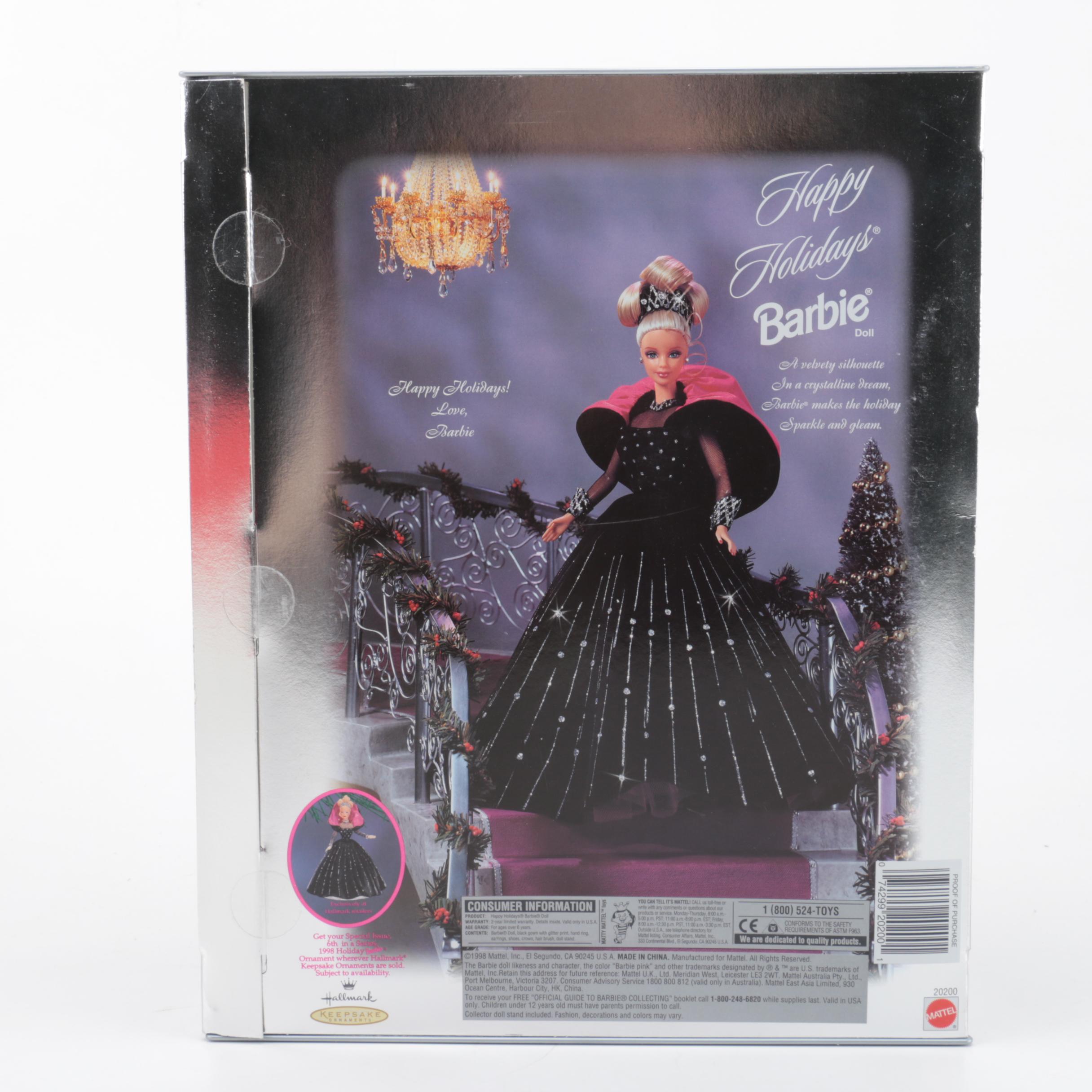 Five Special "Holiday Themed" Barbie Dolls