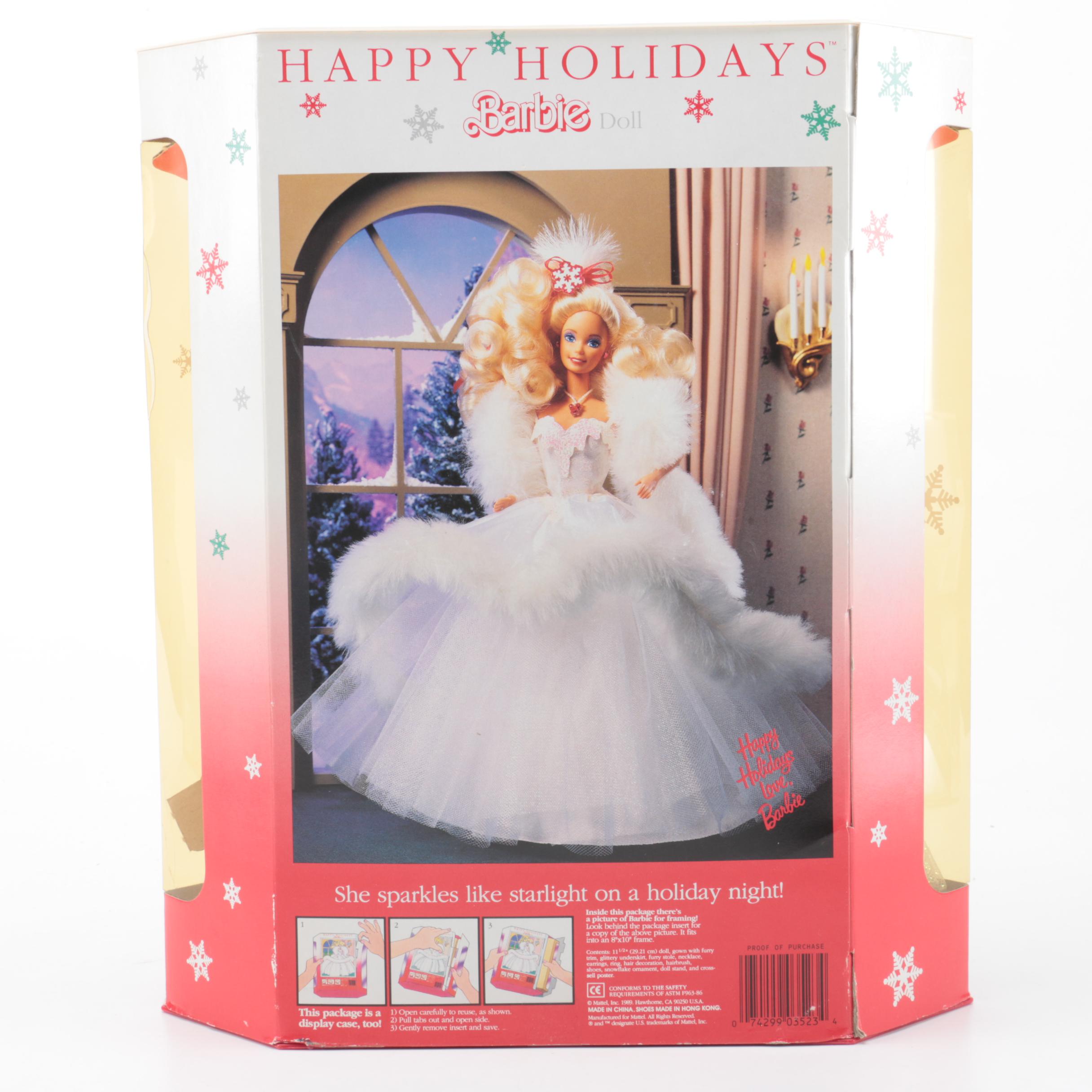 Five Special "Holiday Themed" Barbie Dolls