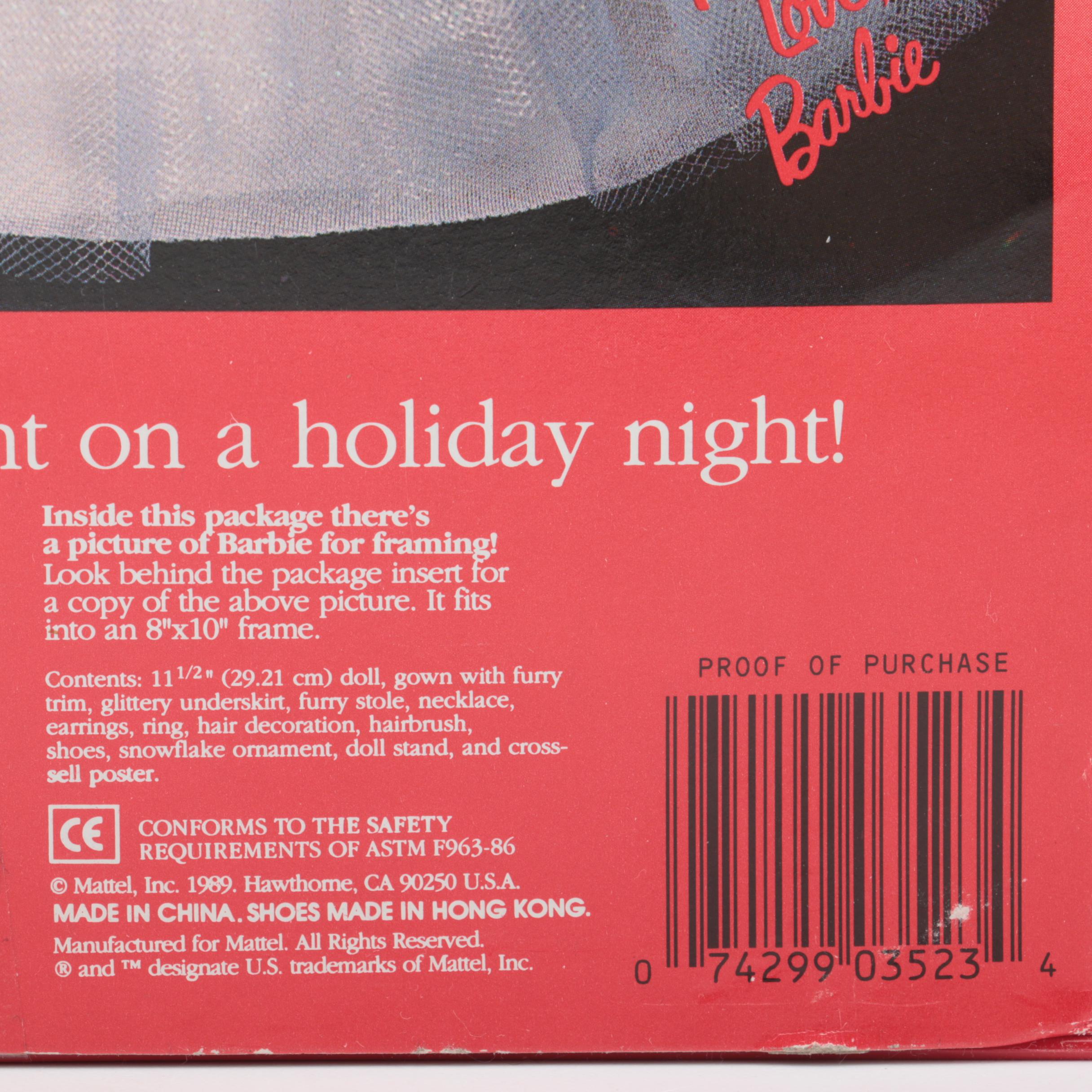 Five Special "Holiday Themed" Barbie Dolls