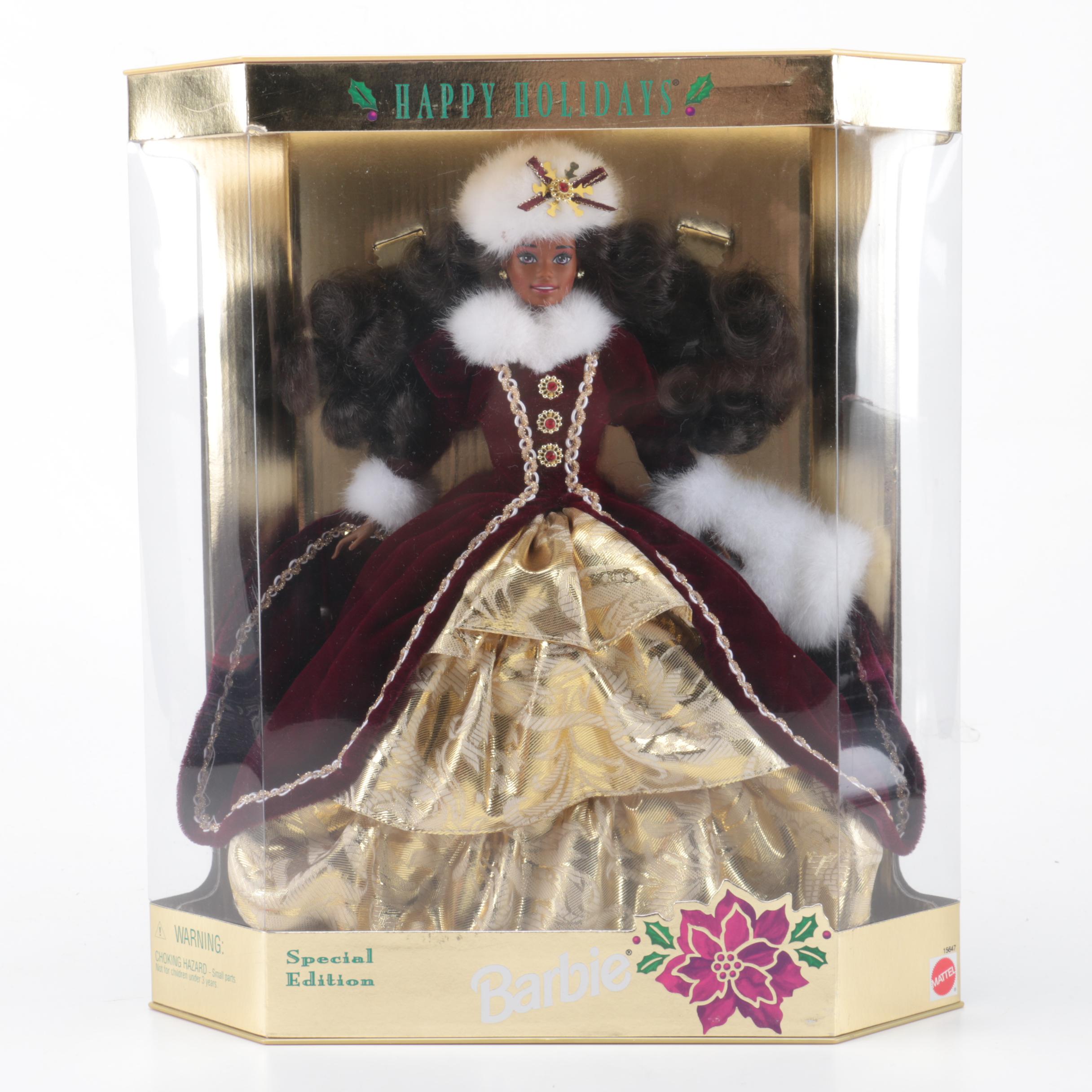 Five Special "Holiday Themed" Barbie Dolls