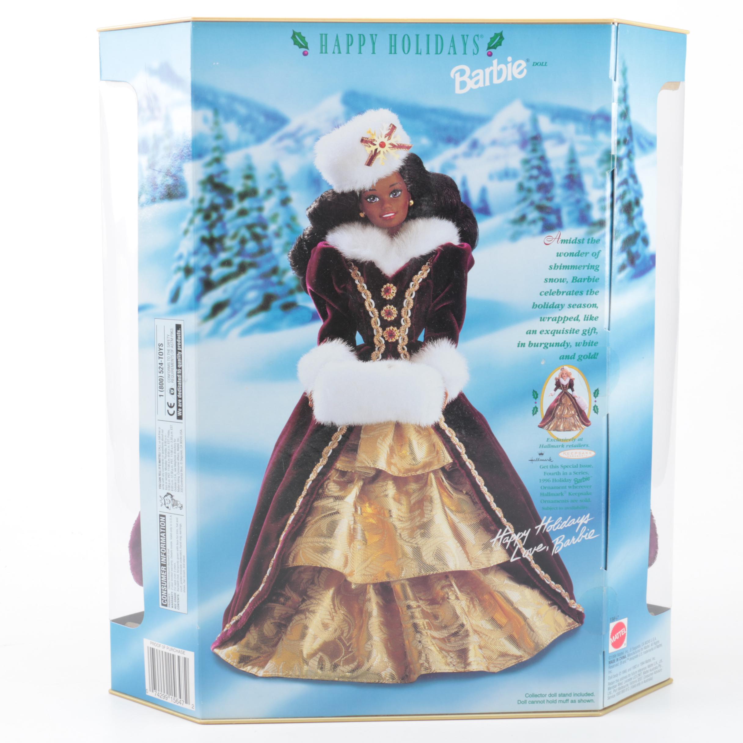 Five Special "Holiday Themed" Barbie Dolls
