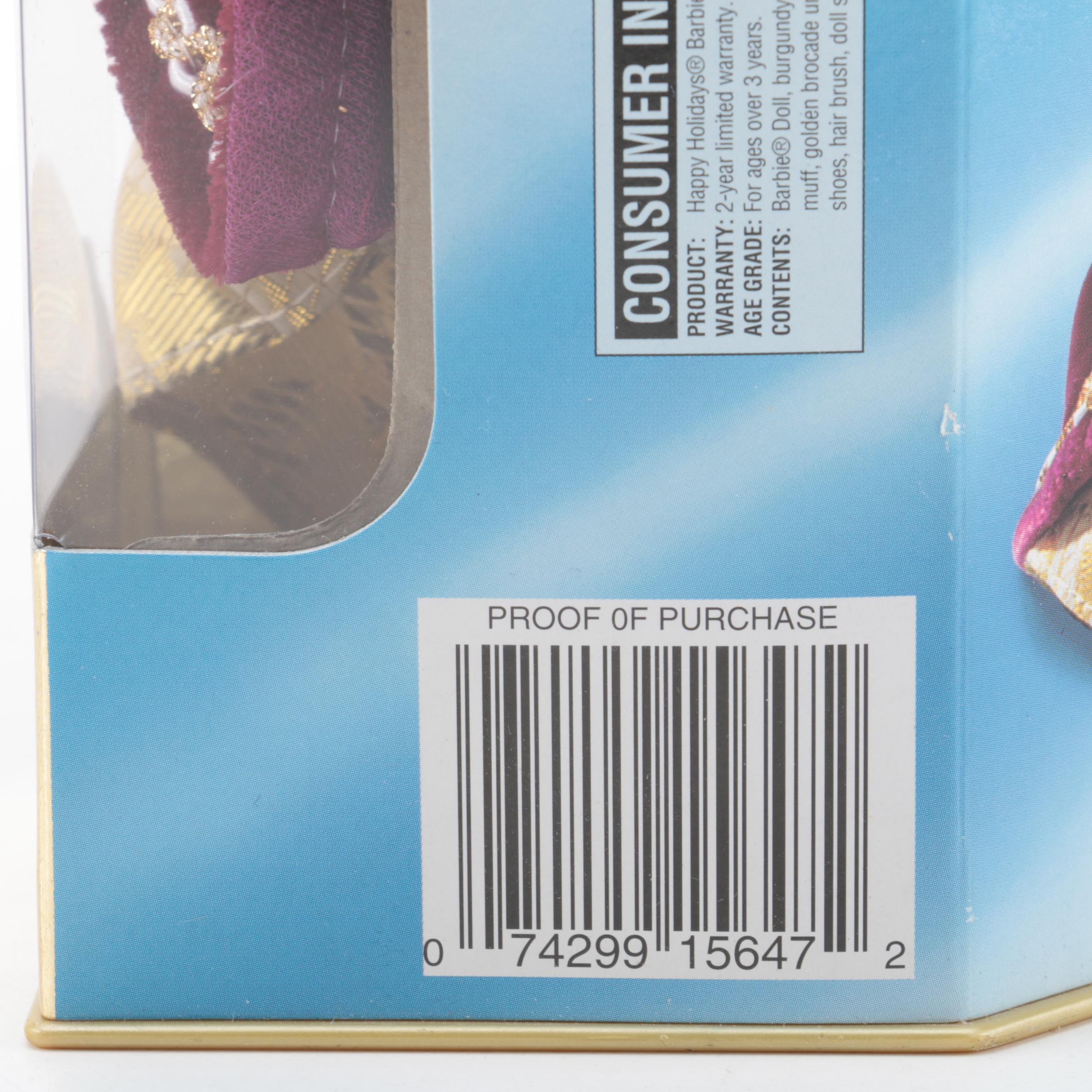 Five Special "Holiday Themed" Barbie Dolls