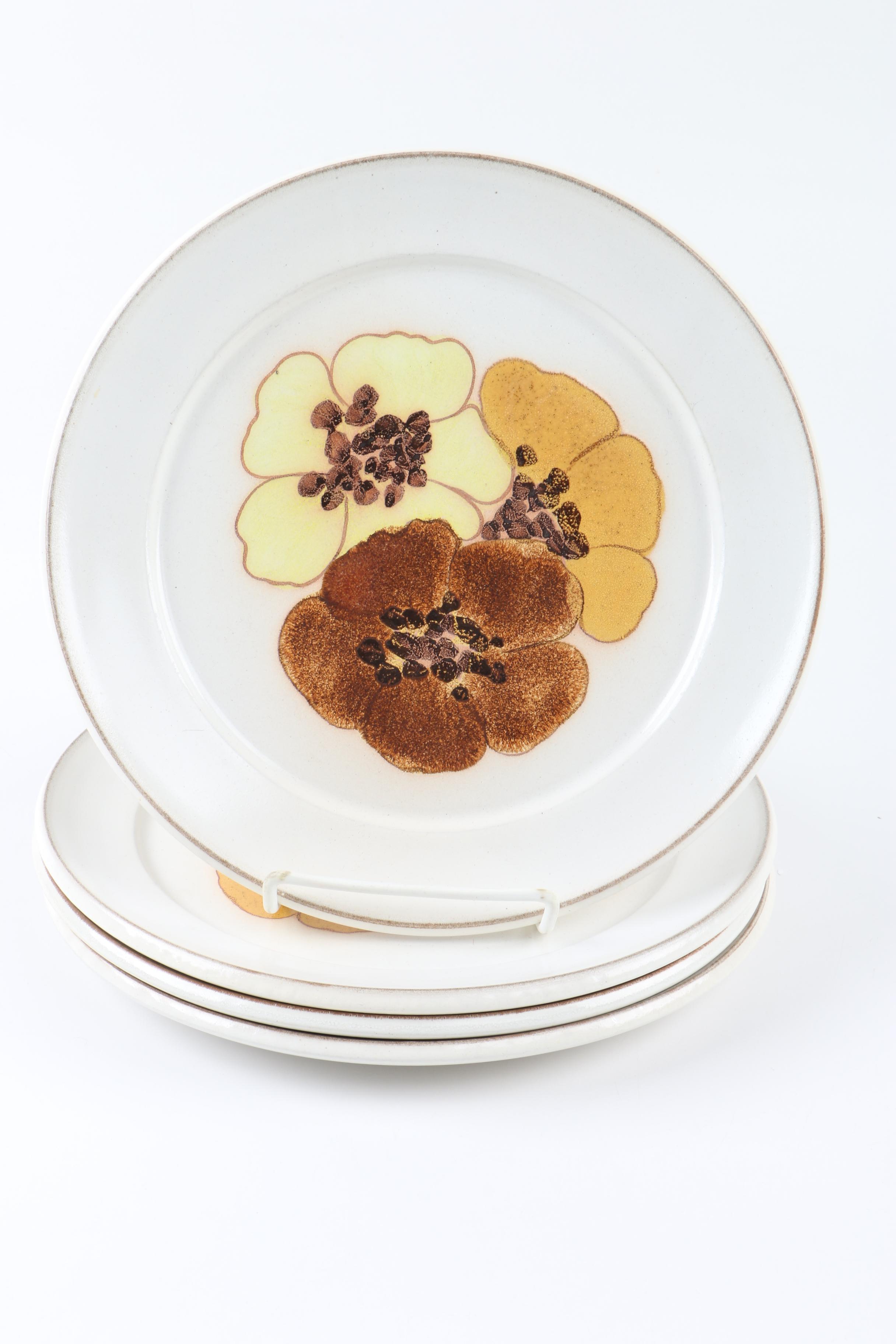 Denby "Potpourri Honey" Dinnerware and Pyrex Glass Dishes