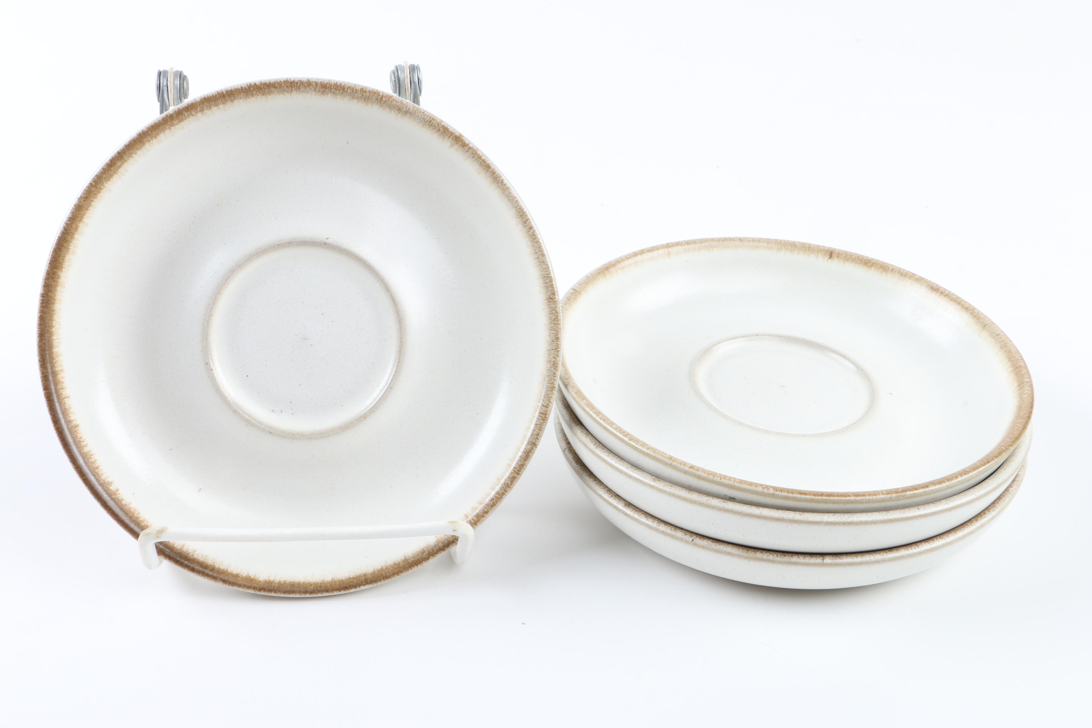 Denby "Potpourri Honey" Dinnerware and Pyrex Glass Dishes