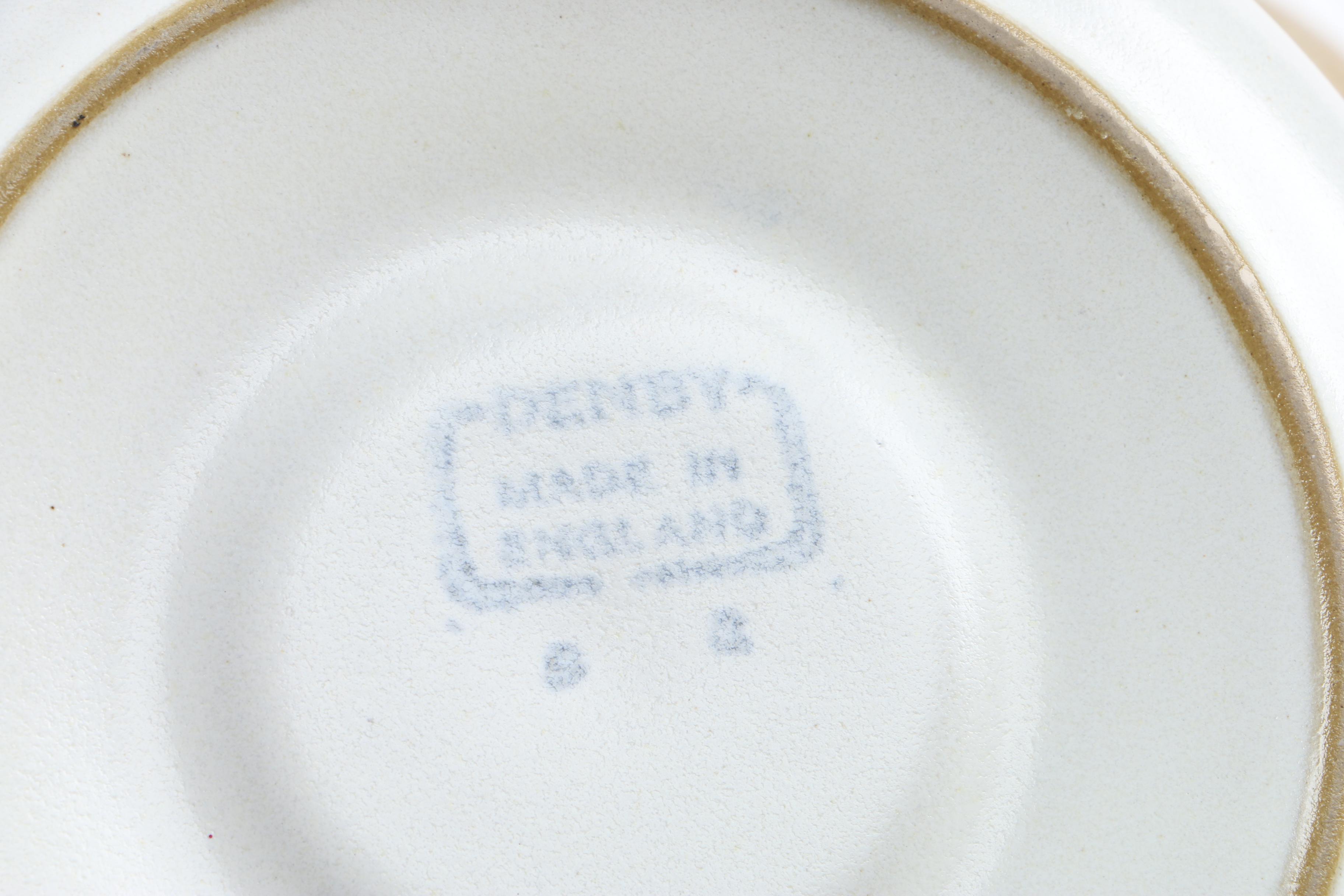 Denby "Potpourri Honey" Dinnerware and Pyrex Glass Dishes