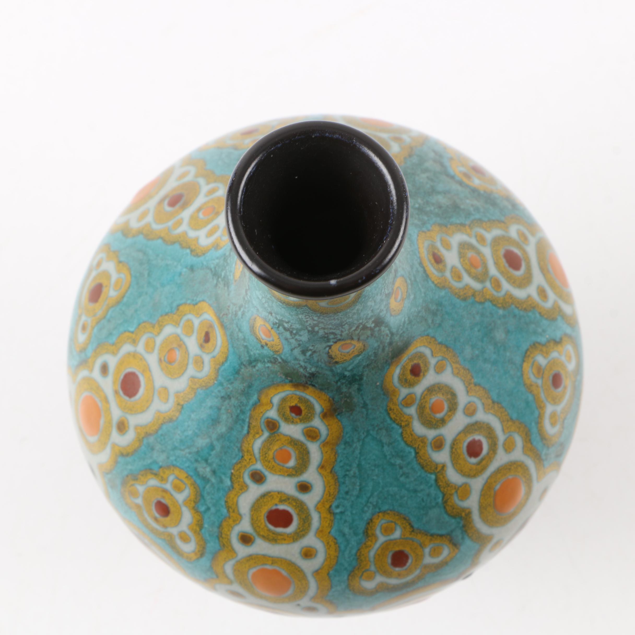 1923 Gouda Pottery "Henley" Art Deco Style Vase