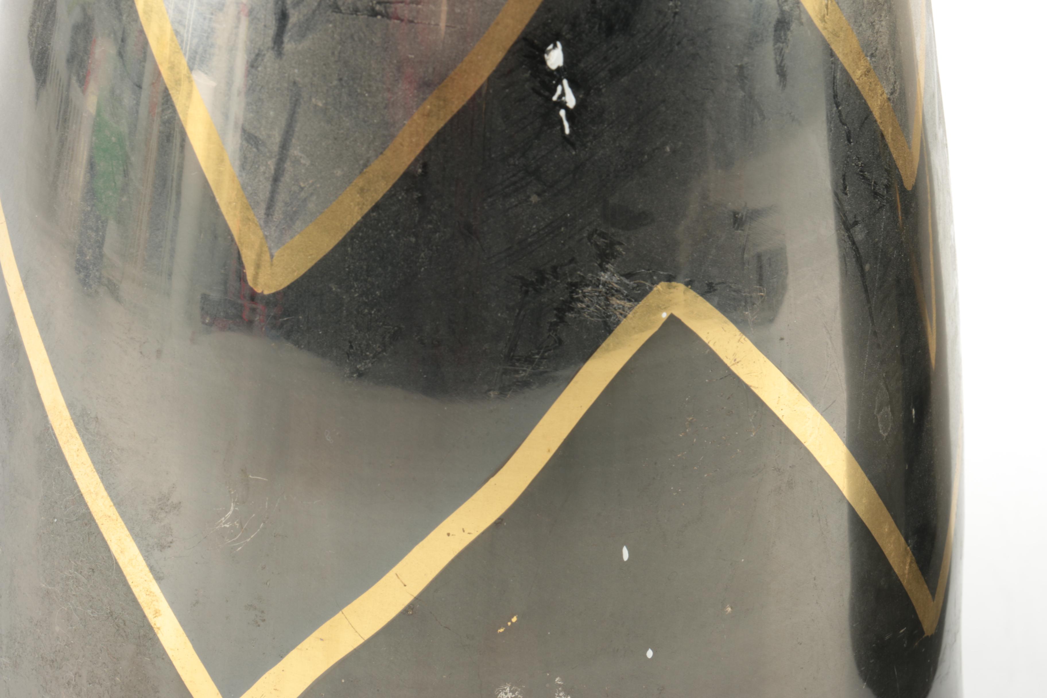 Matching Metal Vases