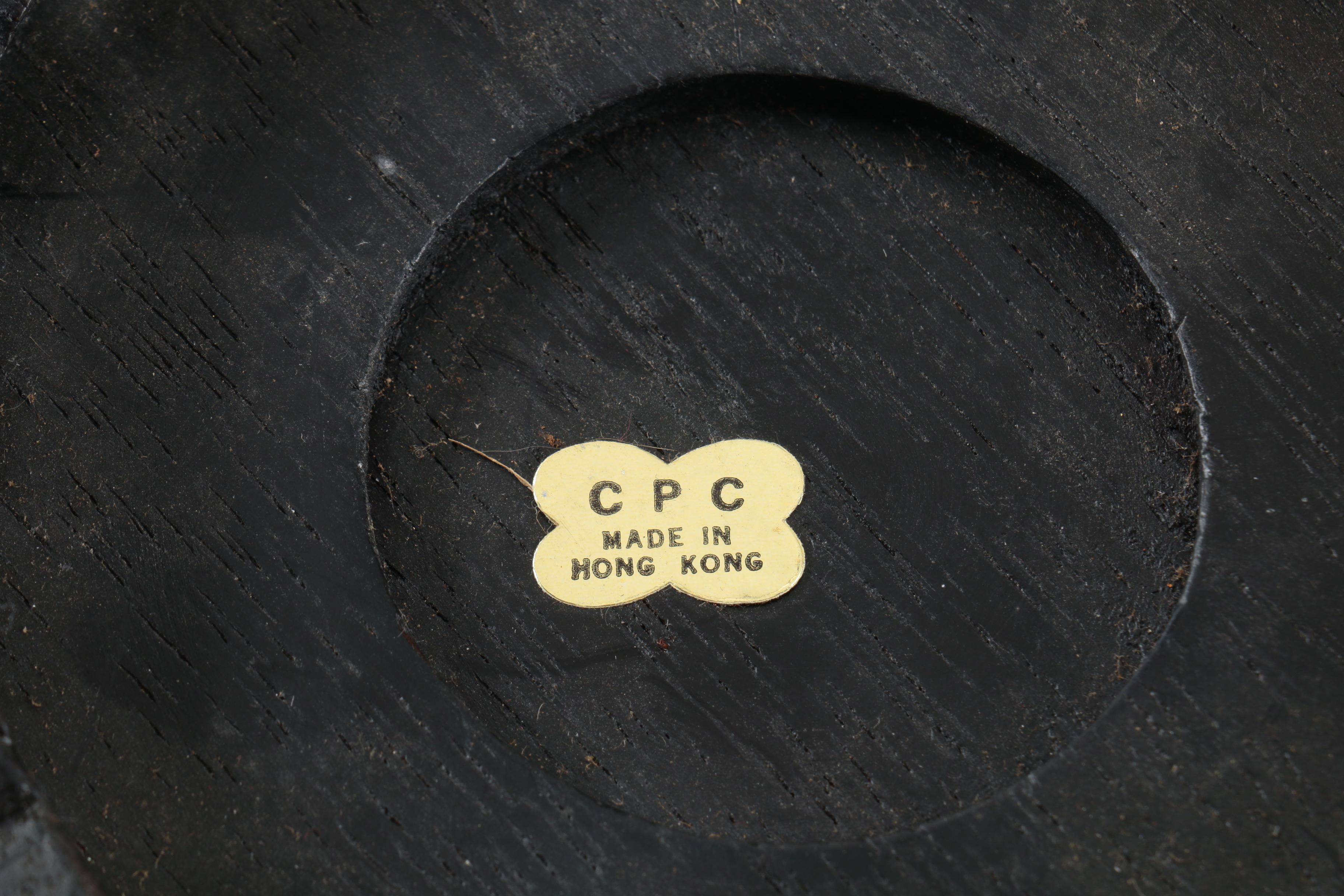 Royal Cauldon "Bittersweet" Porcelain Vegetable Bowl on Wooden Base