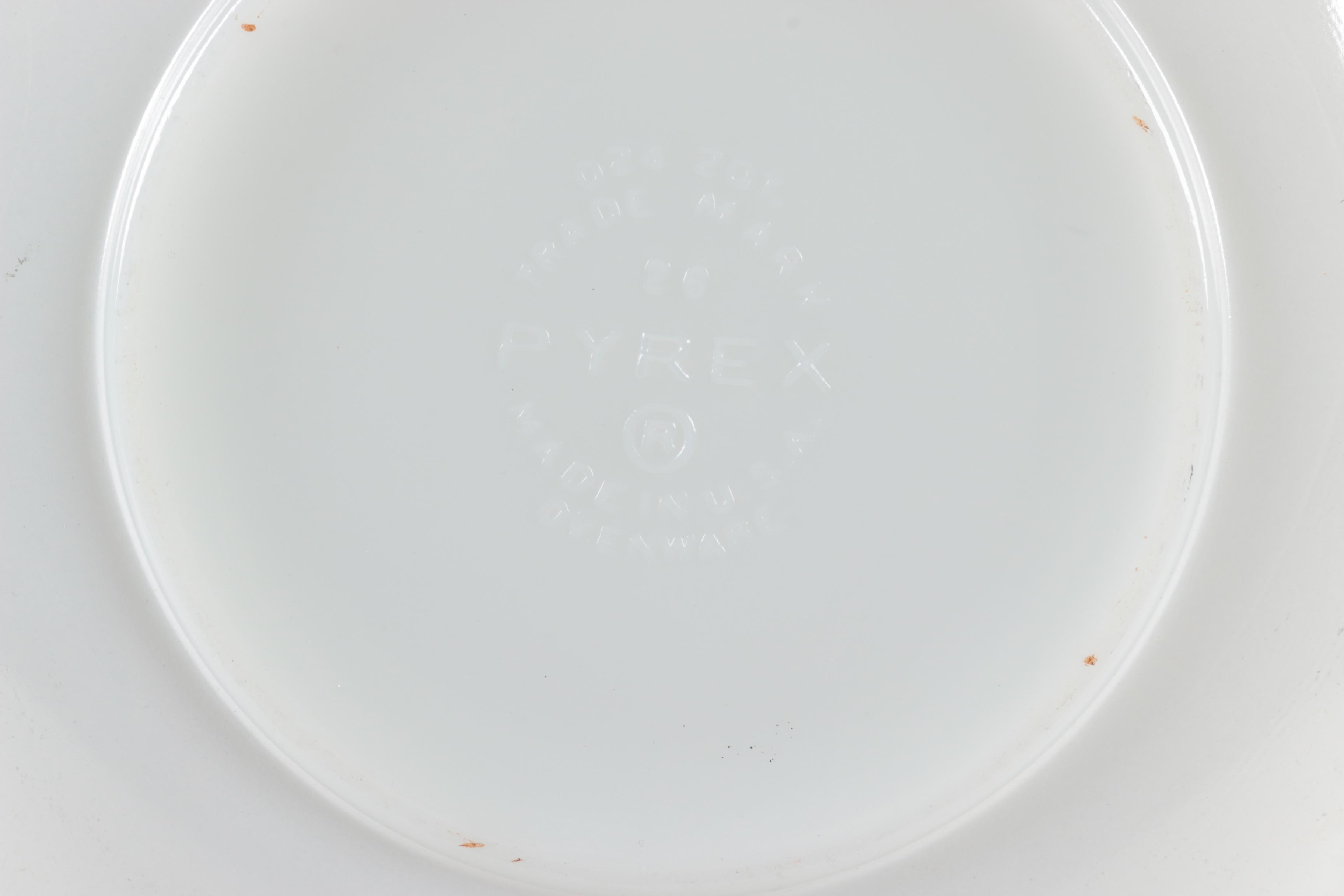 Vintage Pyrex "Golden Scroll", "Golden Tulip" and "Gourmet" Bowls and Casseroles