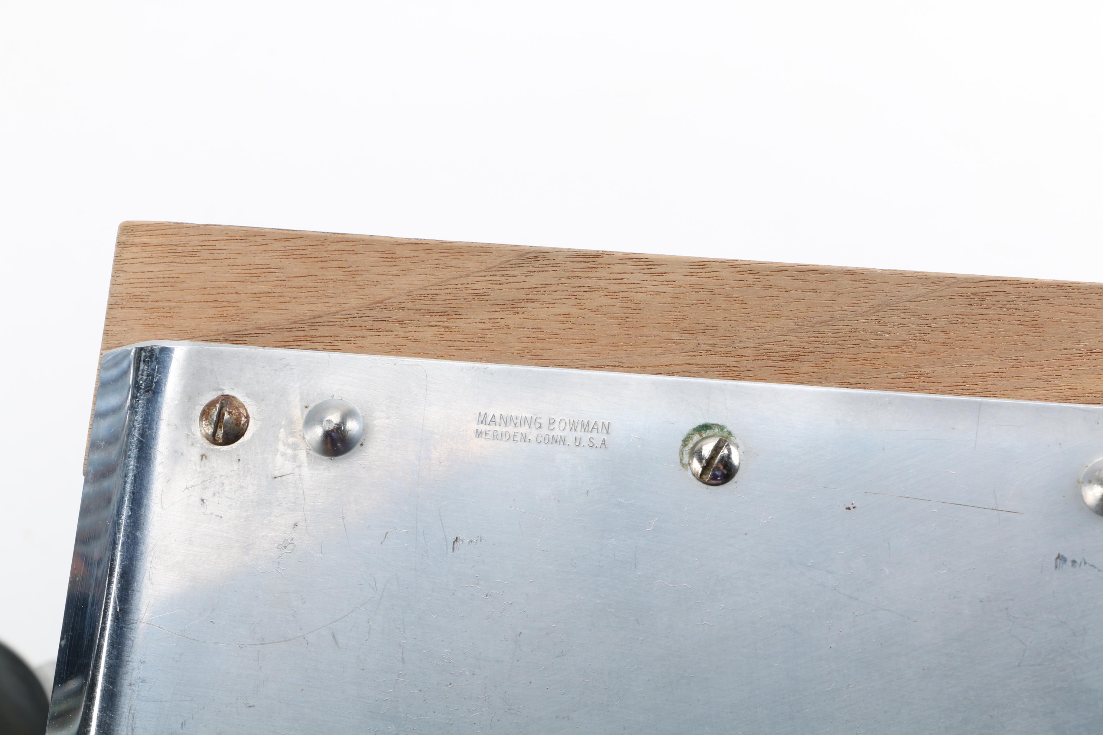 "Continental" Chromed Metal Coffee Service by Walter von Nessen for Chase