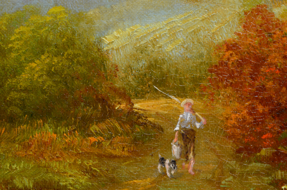 Paul Wesley Arndt Antique Oil on Canvas Landscape Painting