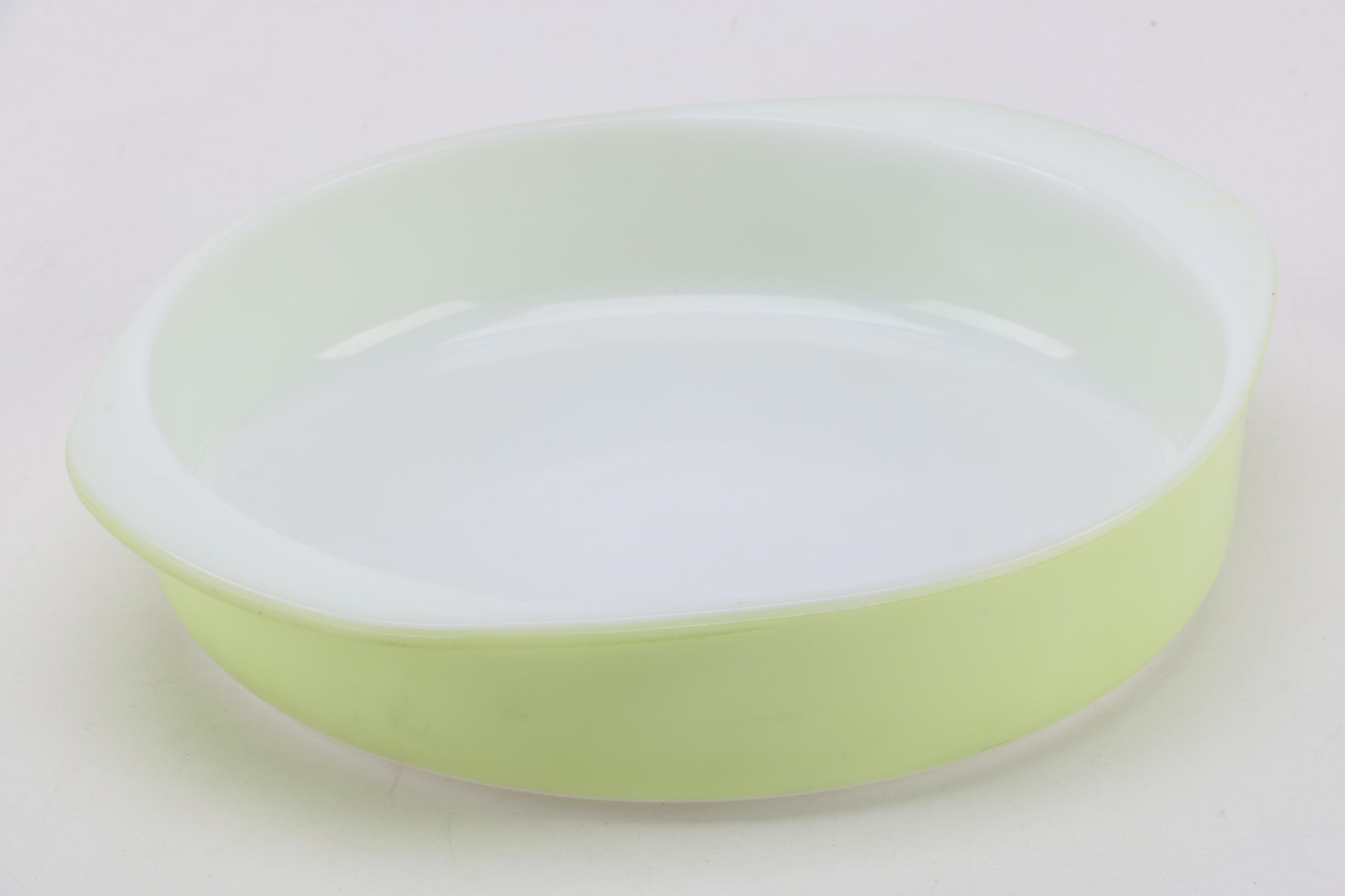 Vintage Pyrex "Primary Colors" Baking Dishes and Lids with Warming Stand 1940s