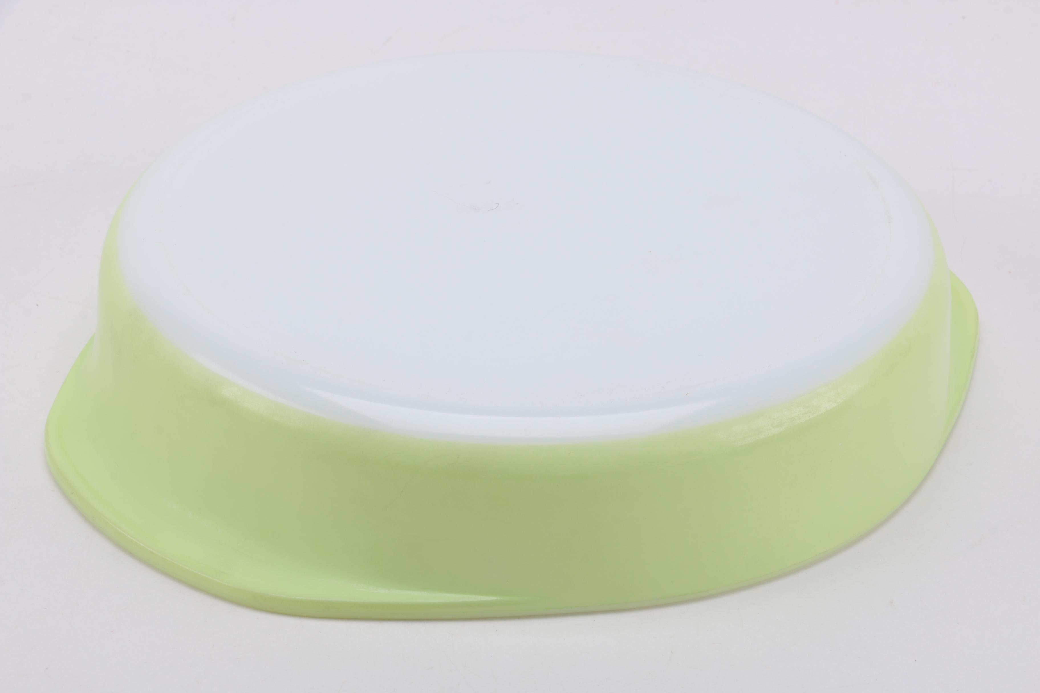 Vintage Pyrex "Primary Colors" Baking Dishes and Lids with Warming Stand 1940s