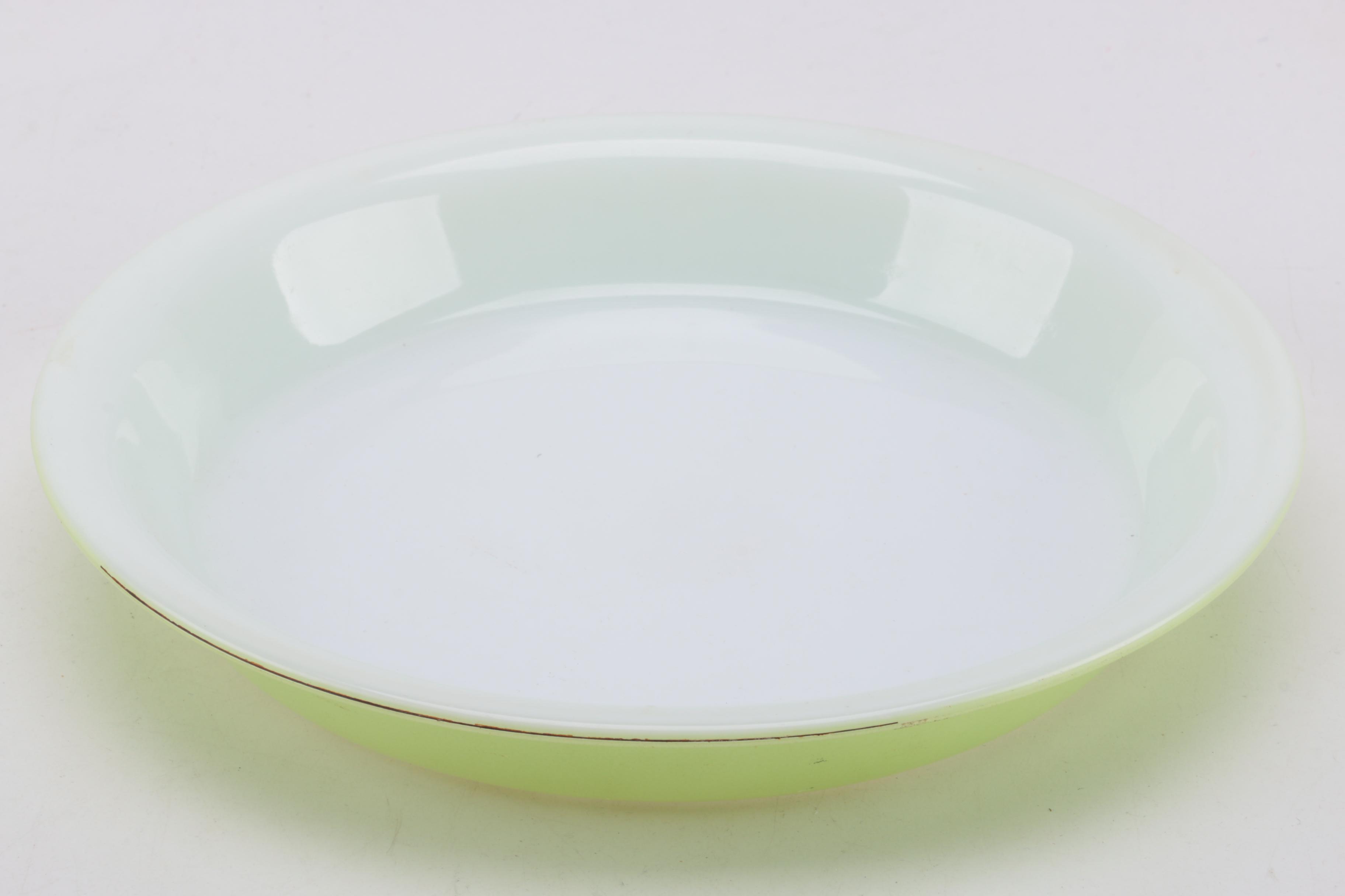 Vintage Pyrex "Primary Colors" Baking Dishes and Lids with Warming Stand 1940s